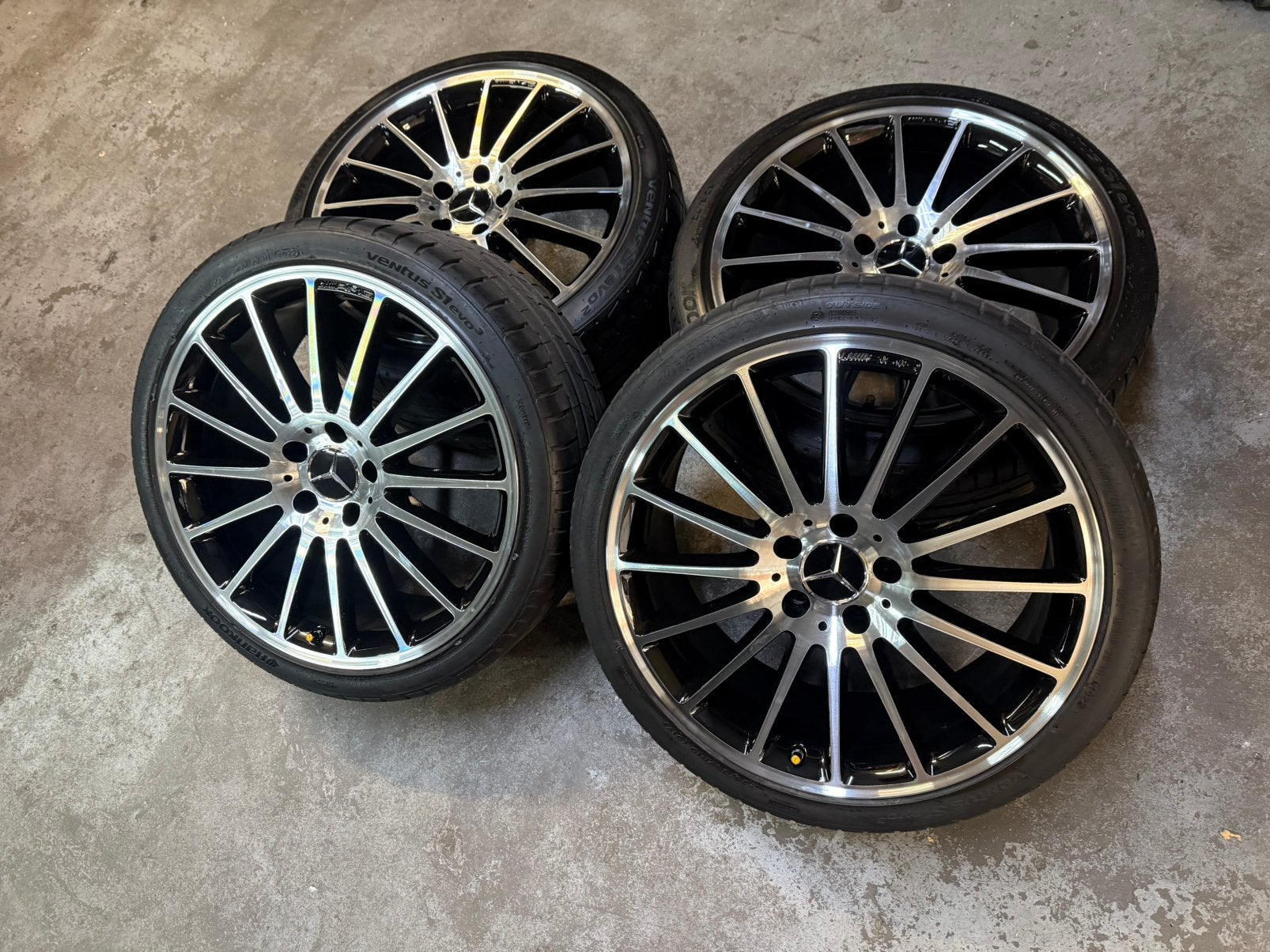 ✅ 19 inch Originele Mercedes velgen 5x112 C63 AMG W204, 19 inch, Gebruikt, Banden en Velgen, Ophalen of Verzenden