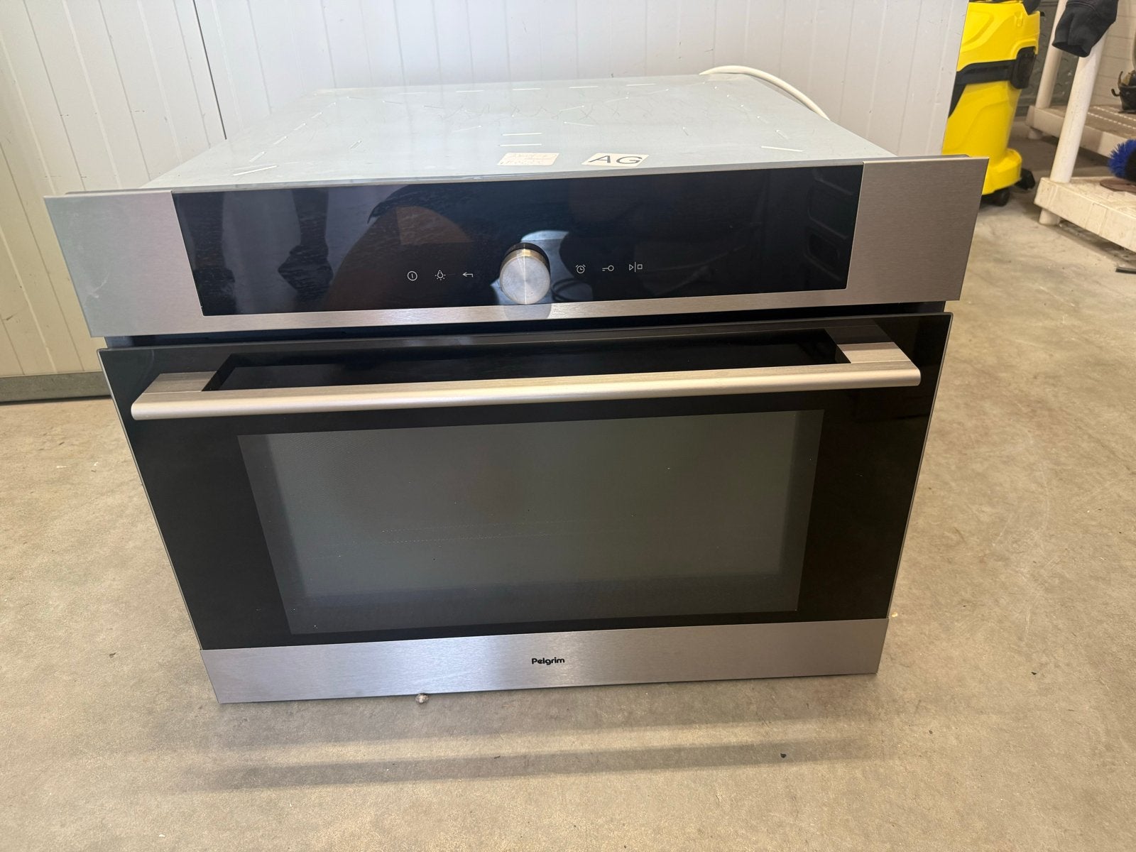 Pelgrim MAC614RVS Inbouw Combi-oven - Zo goed als nieuw, 45 tot 50 cm, Bella, Hete lucht, Pelgrim