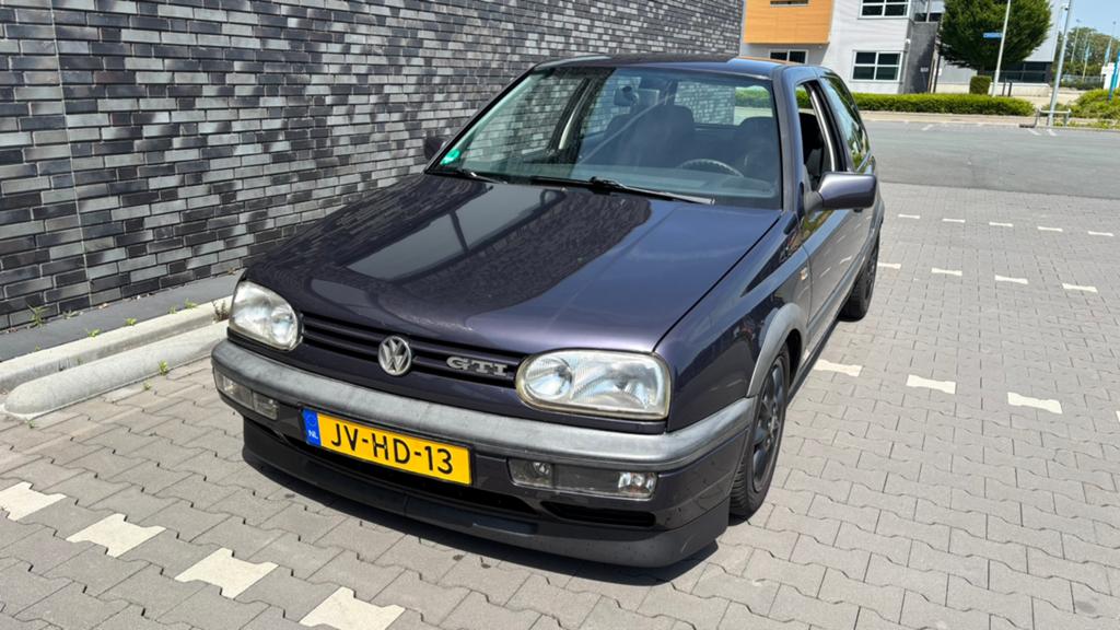Volkswagen Golf GTI 2.0 8V (ADY) | NAP | Origineel NL | MK3, Auto's, Stof, Zwart, 1200 kg, Handgeschakeld