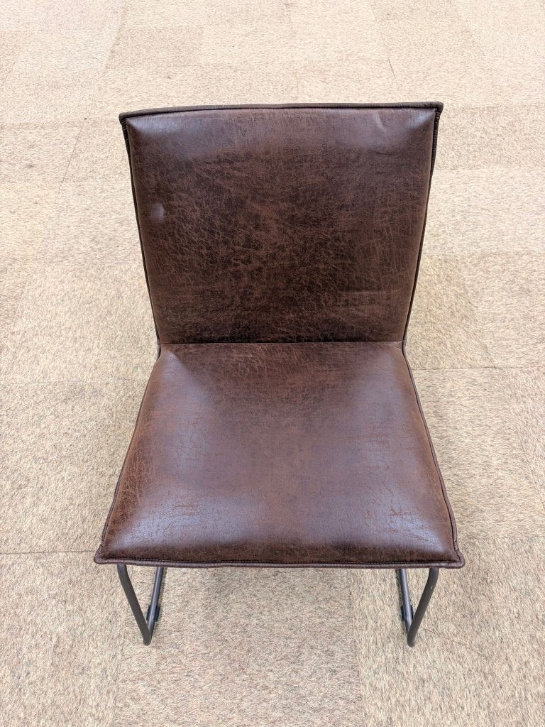 Luxe fauteuil / lounge stoel bruin, Huis en Inrichting, Stoelen, Ophalen, Bruin, Leer, Zo goed als nieuw