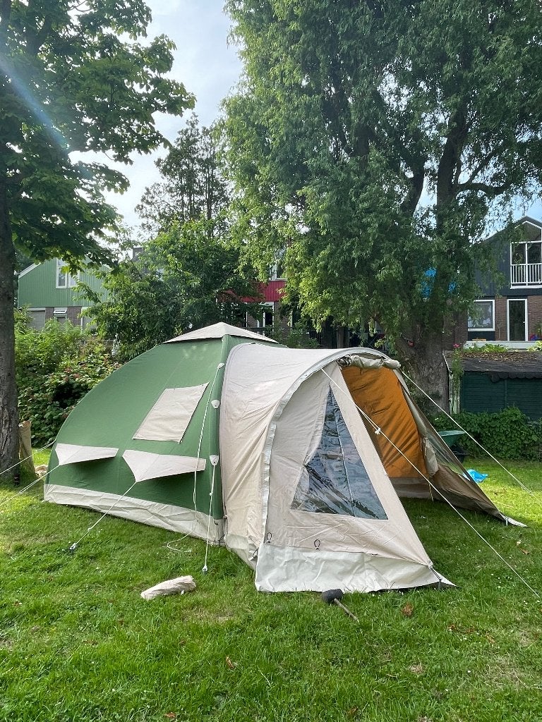 Karsten oppompbare tent, Ophalen, Zo goed als nieuw, Tot en met 4