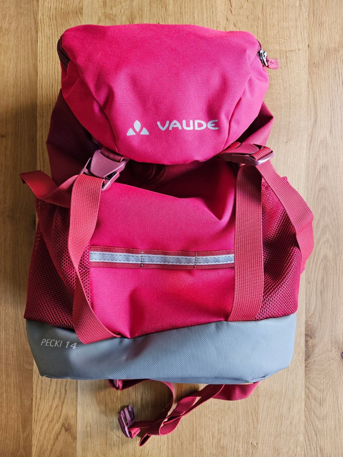 Vaude kinderrugtas Pecki 14 bordeaux rood / roze, Overige merken, Ophalen of Verzenden, 30 tot 45 cm, Waterdicht