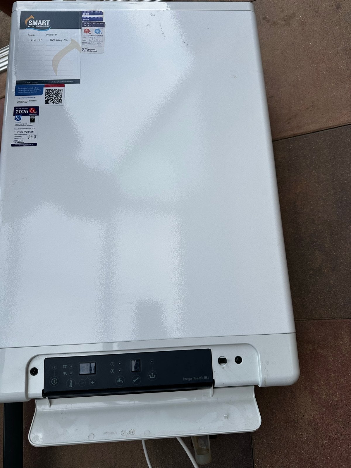 Intergas Kompakt HRE 28/24 A CV-ketel (2017), Ophalen, Gebruikt, Hoog rendement (Hr), Cv-ketel of Combi-ketel
