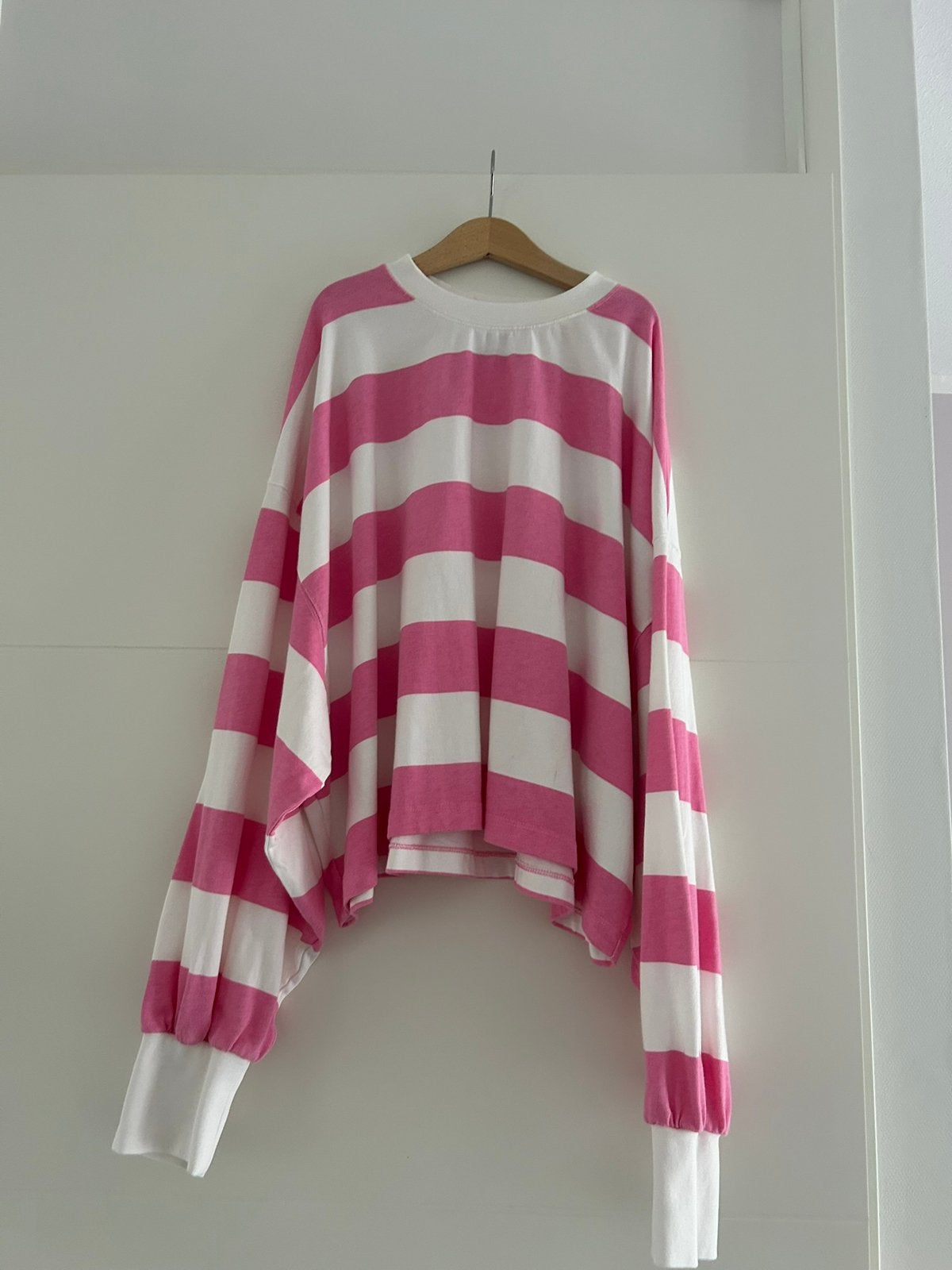 Catwalk Junkie roze/witte streep sweater maat 38, Ophalen of Verzenden, Zo goed als nieuw, Maat 38/40 (M), Roze