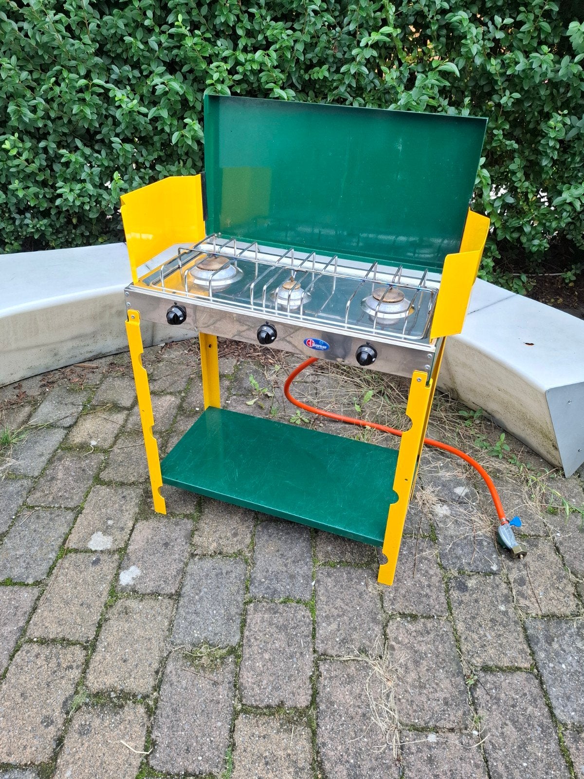 Retro camping gasfornuis, Ophalen
