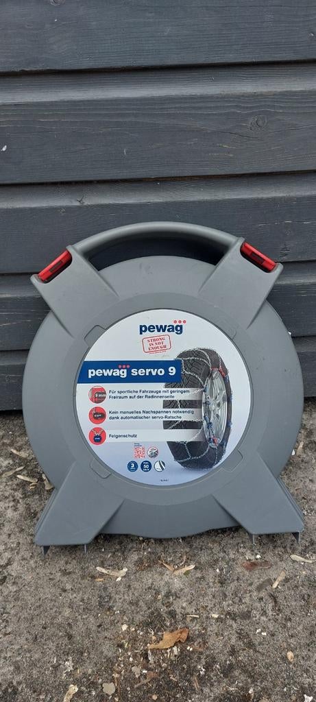 Pewag Servo 9 sneeuwkettingen voor diverse bandenmaten, Ophalen, Zo goed als nieuw