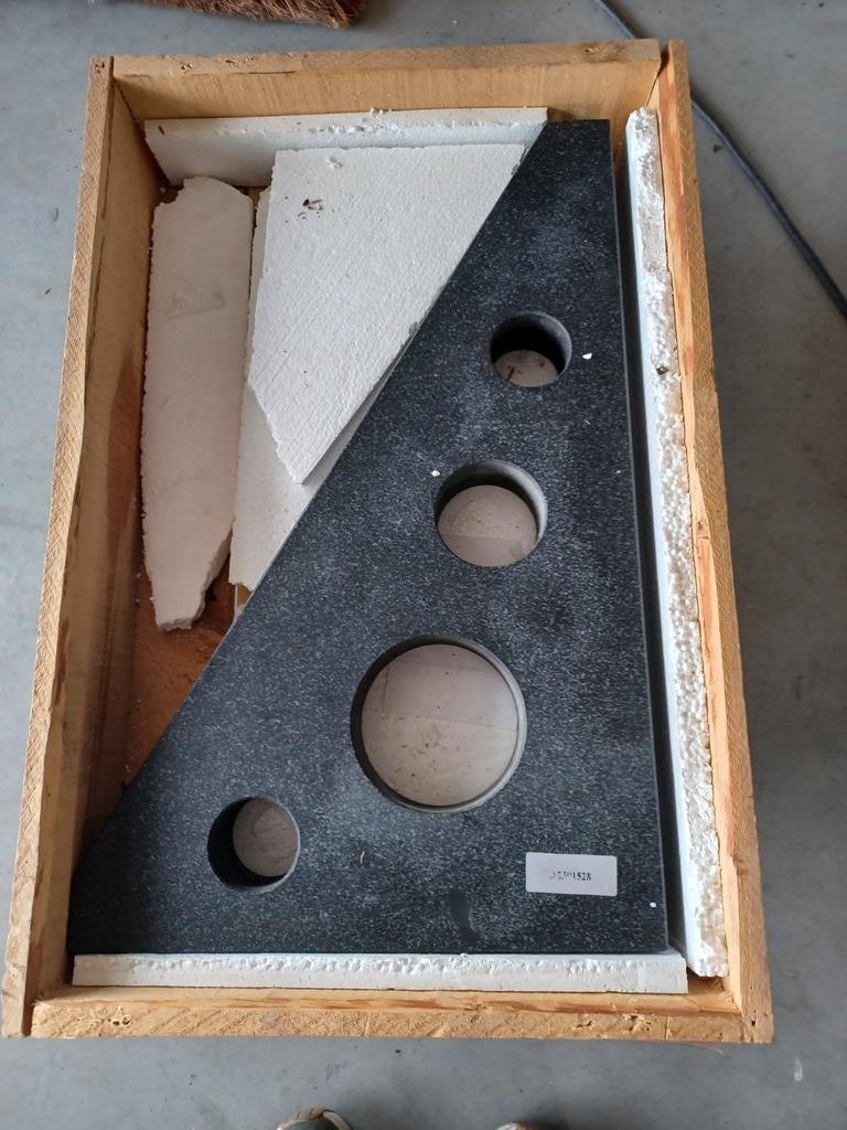 Granieten Kalibratie Hoekhaak 63x40x6.5 cm - Schut, Ophalen, Gebruikt