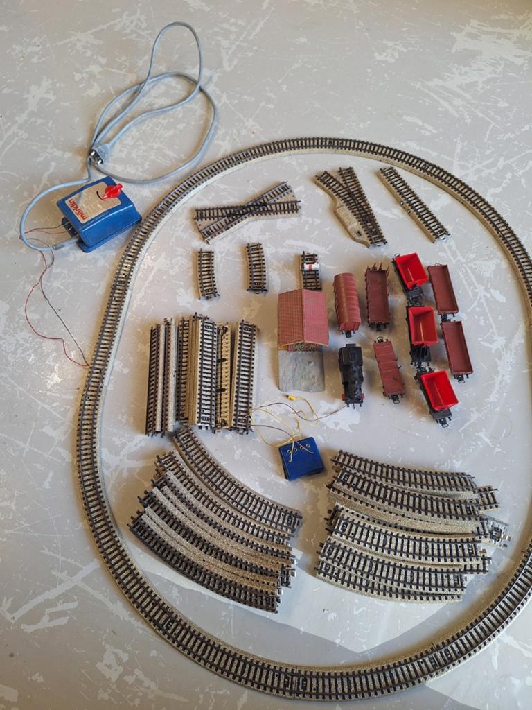 Modelbouw Marklin, Wisselstroom, Gebruikt, Rails, Ophalen of Verzenden