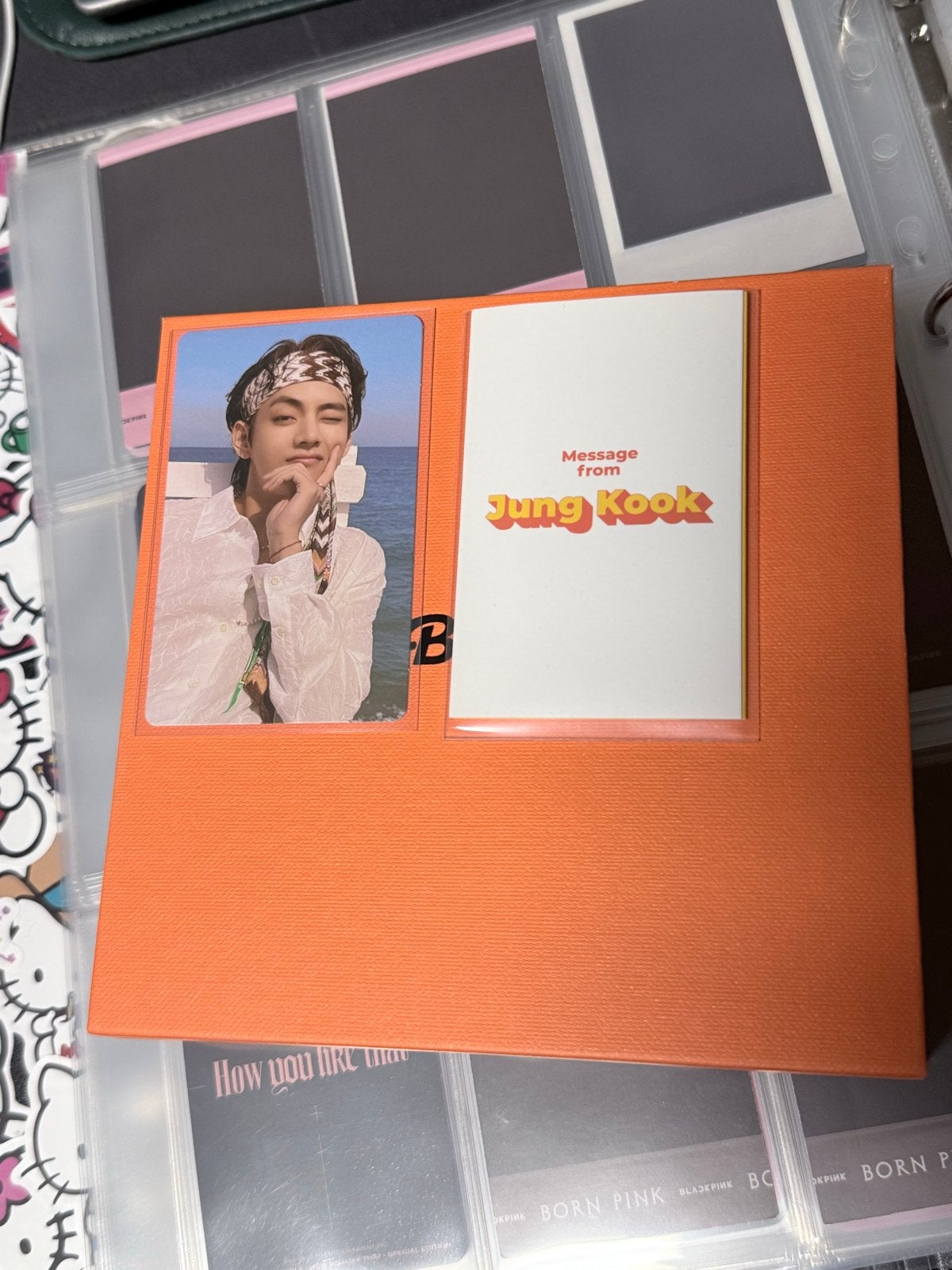 BTS Butter CD (Peaches Ver.) met V photocard & Jungkook mess, K-pop, Ophalen of Verzenden, Zo goed als nieuw, Inclusief boekje