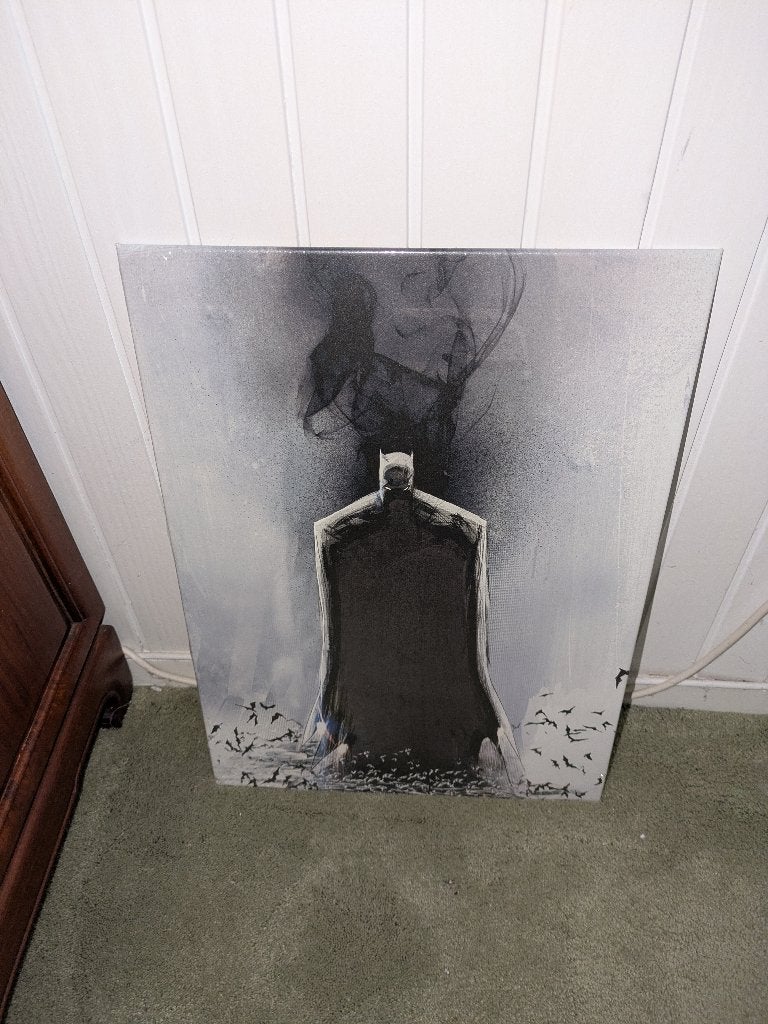 Metal poster Batman, Ophalen of Verzenden, Zo goed als nieuw, A1 t/m A3, Film en Tv
