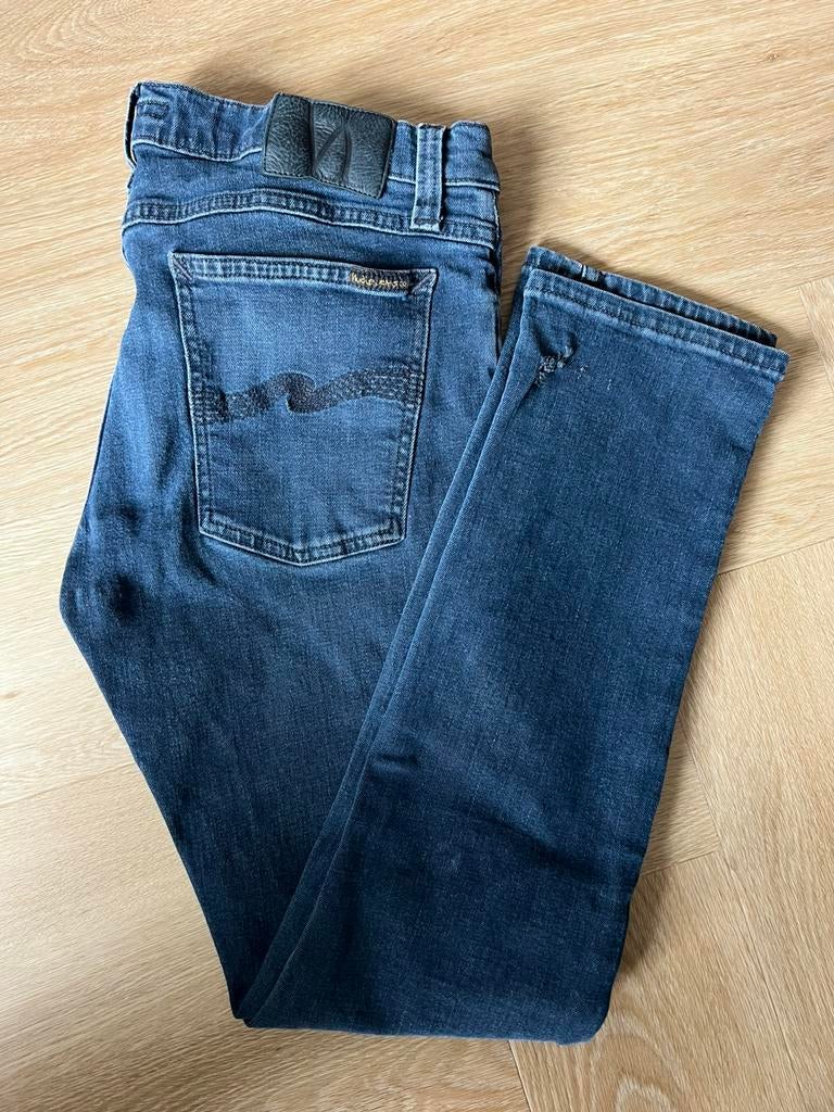 Nudie Jeans, Verzenden, Zo goed als nieuw, Blauw, W33 - W34 (confectie 48/50)