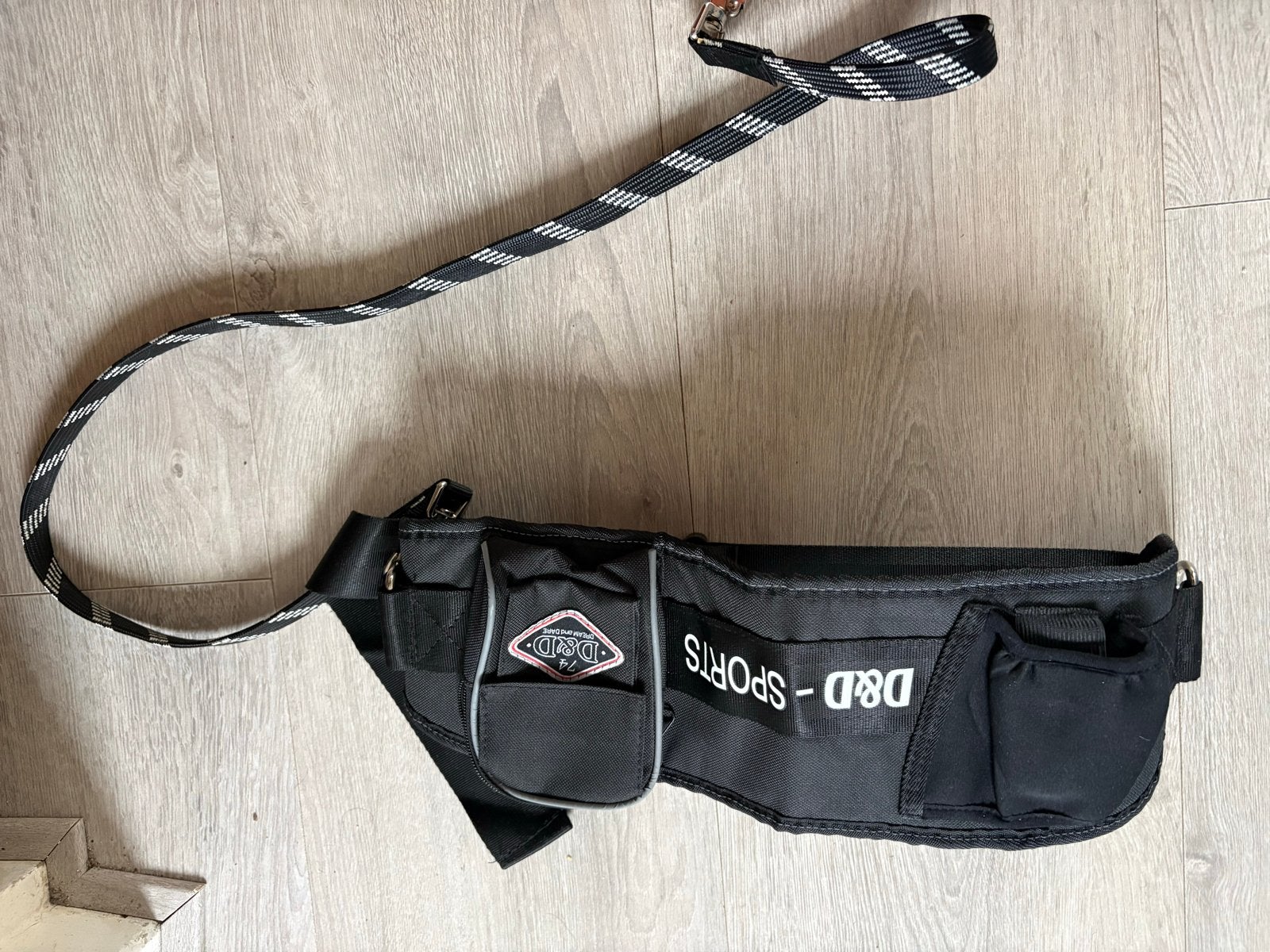 Honden hardlooplijn met heupriem, Overige merken, Ophalen of Verzenden, Zo goed als nieuw, Hondenriem
