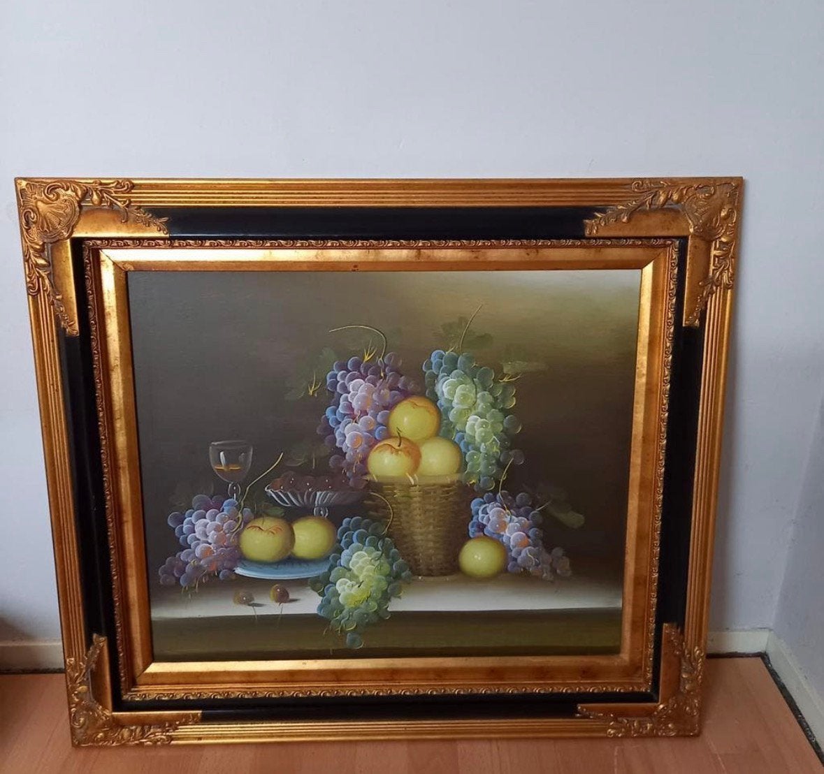 Stil leven schilderij, Ophalen