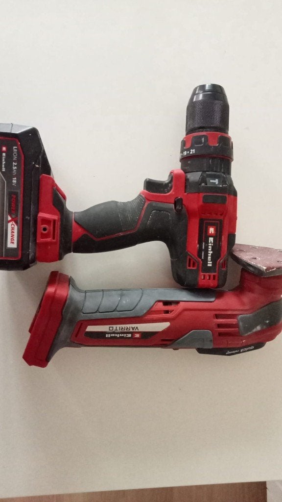 Einhell Accu Slagboormachine en Multitool Set, Ophalen of Verzenden, Zo goed als nieuw, Accuboormachine, Overige merken