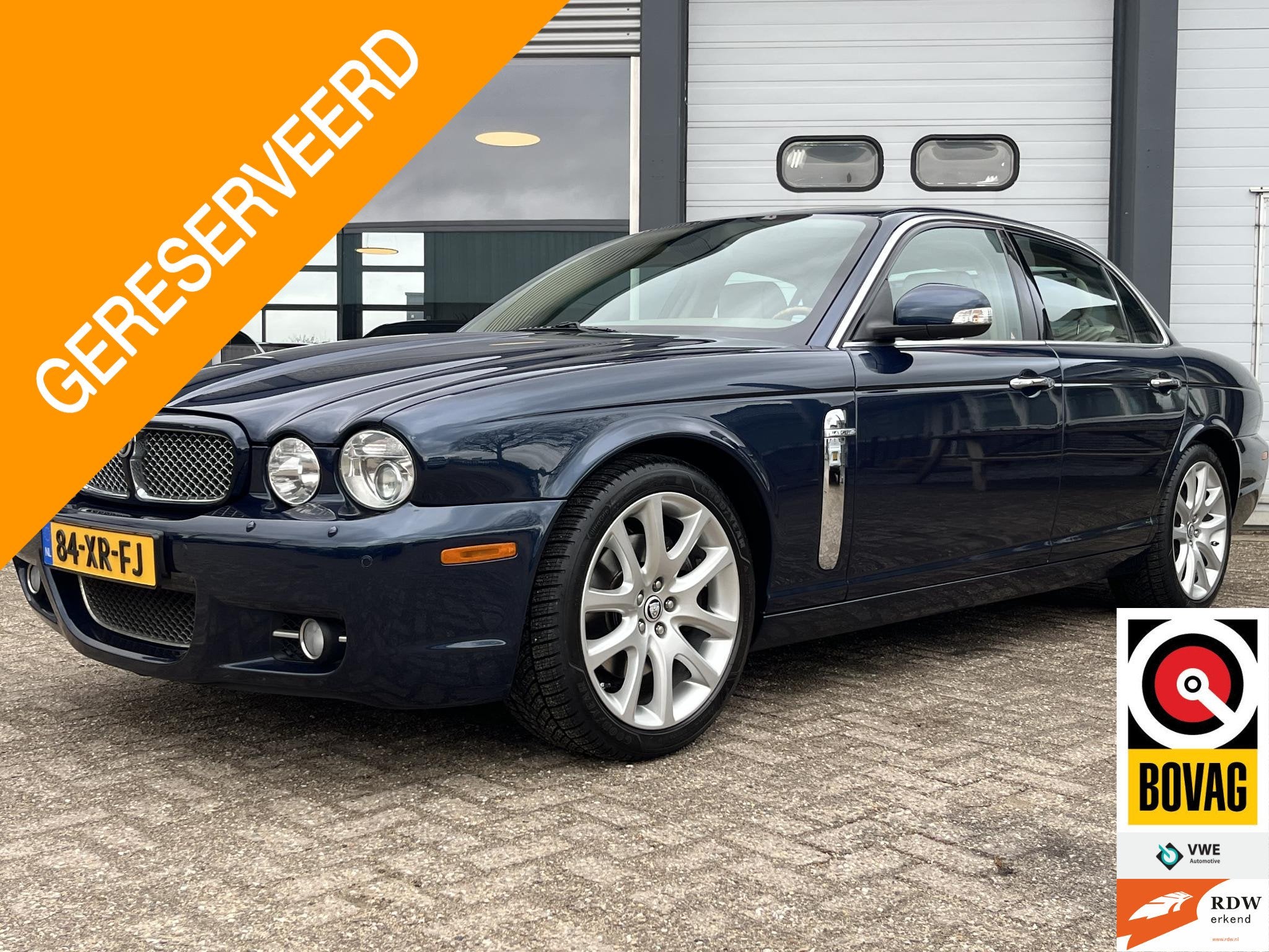 Jaguar XJ 4.2 V8 Sovereign SWB 2 eigenaren open dak nette st, Automaat, Achterwielaandrijving, Blauw, Euro 4