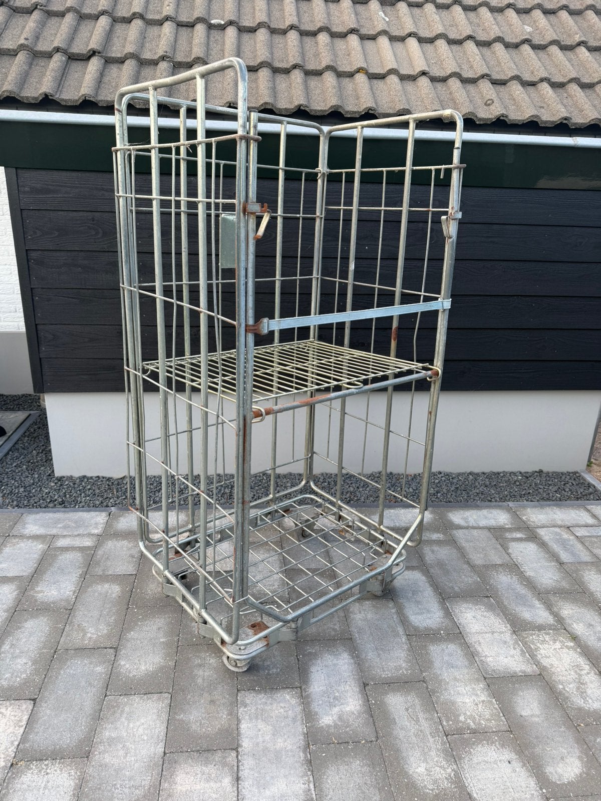 Rolcontainer, 100 liter of meer, Ophalen, Gebruikt, Transportkar