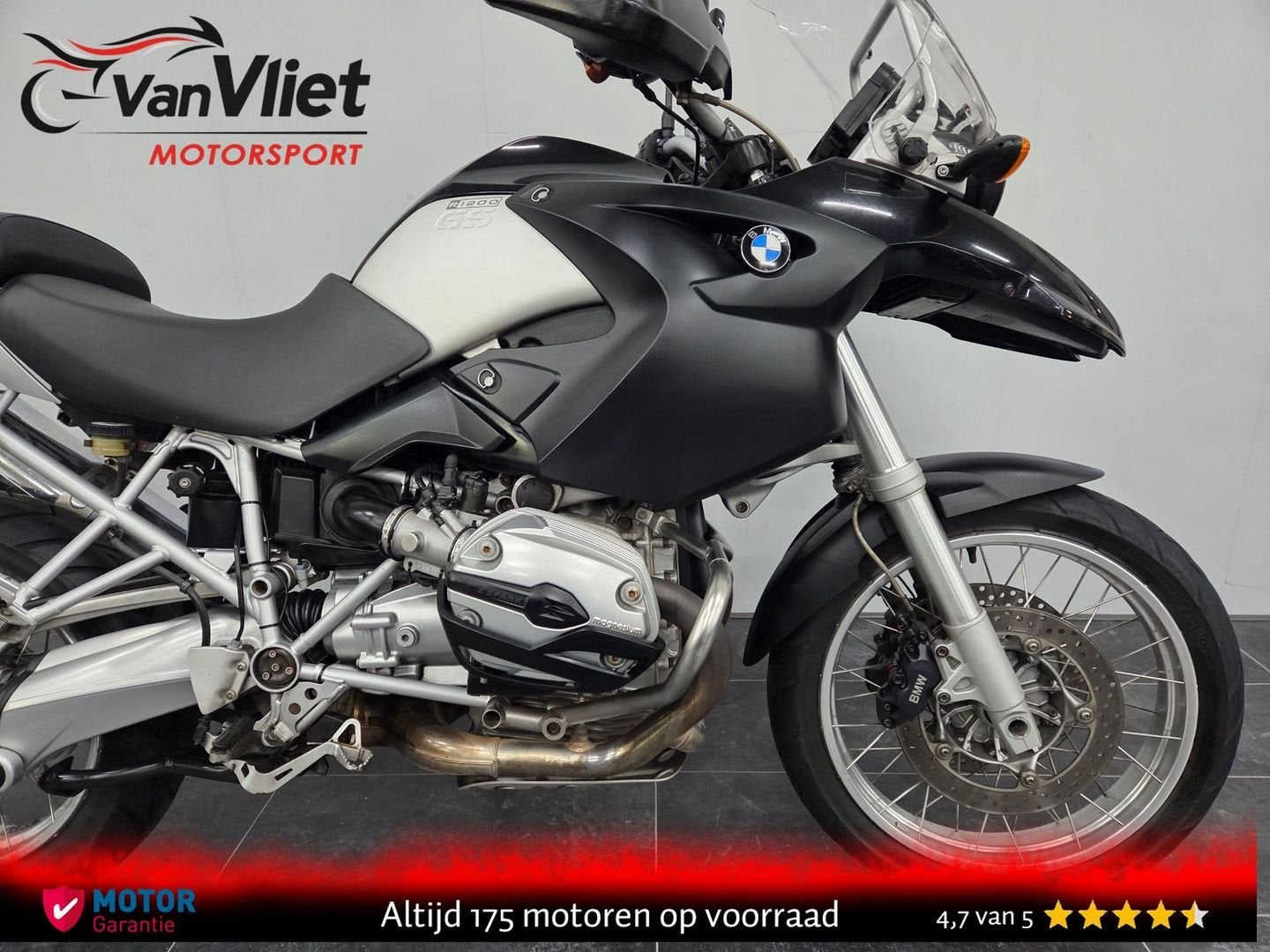 Schitterende Bmw R1200GS Abs Zwart bj 2005 R 1200 GS, 2 cilinders, Bedrijf, Overig, Onbekend