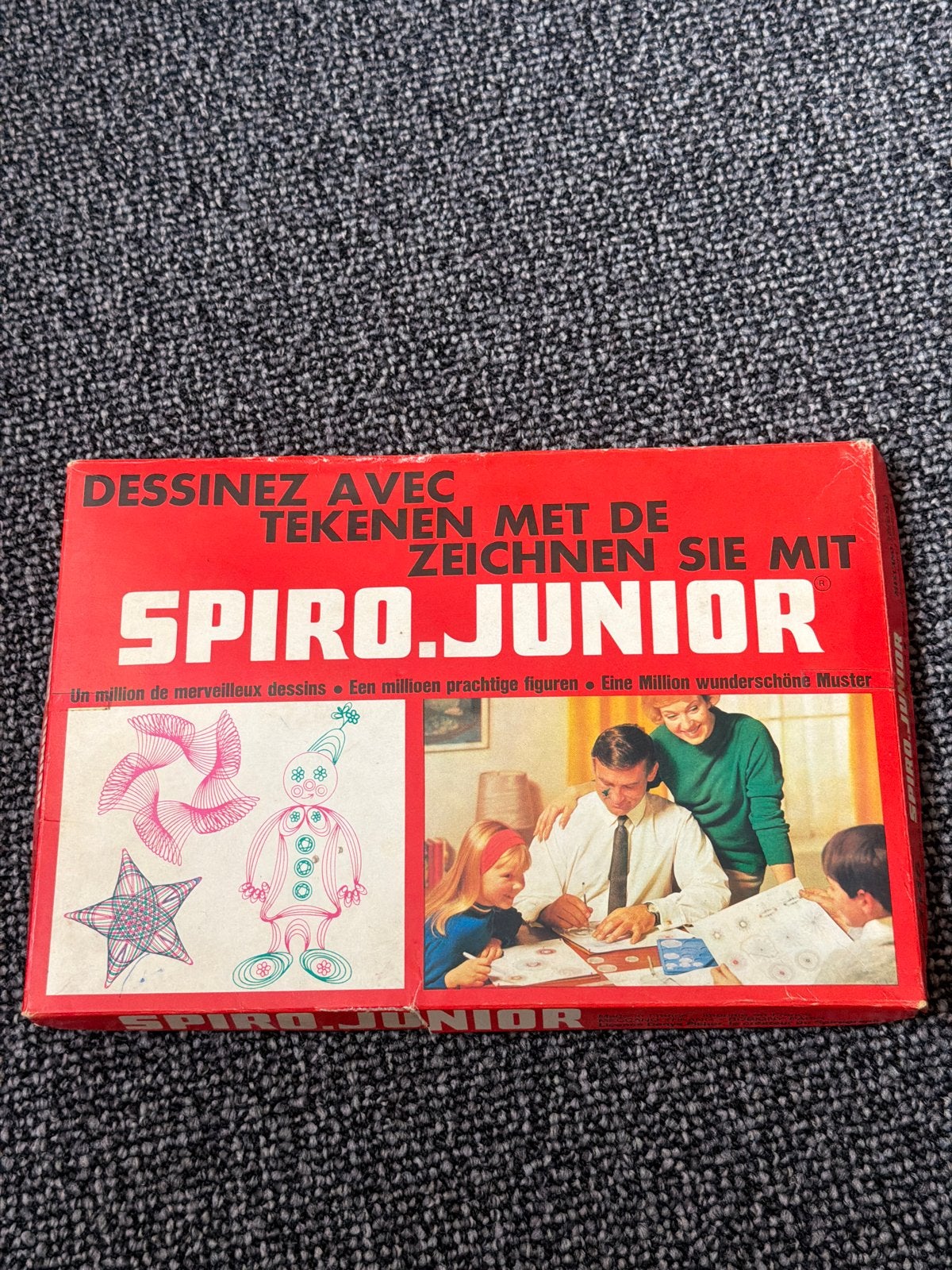 Vintage Spiro Junior Tekenhulpmiddel - Compleet op 1 tandwie, Kinderen en Baby's, Speelgoed | Educatief en Creatief, Ophalen, Gebruikt
