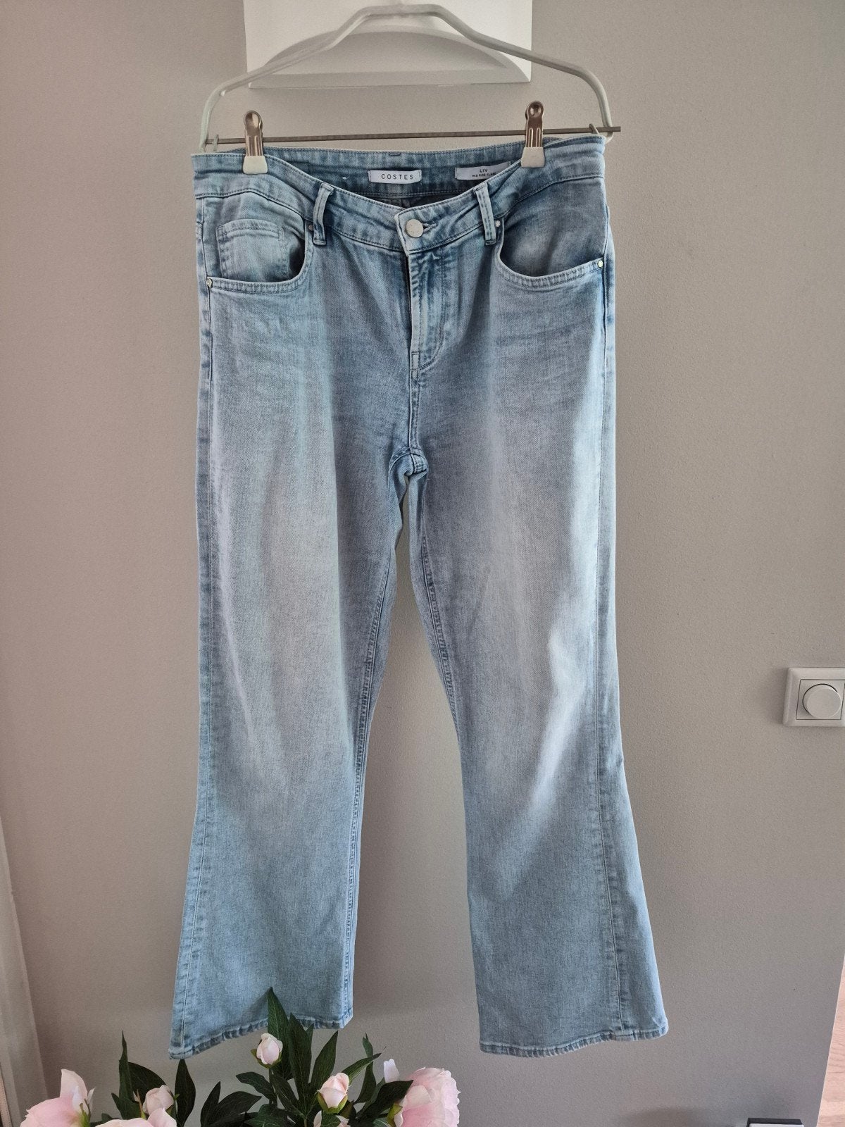Costes denim flared, Kleding | Dames, Spijkerbroeken en Jeans, Nieuw, W33 - W36 (confectie 42/44), Blauw, Ophalen of Verzenden