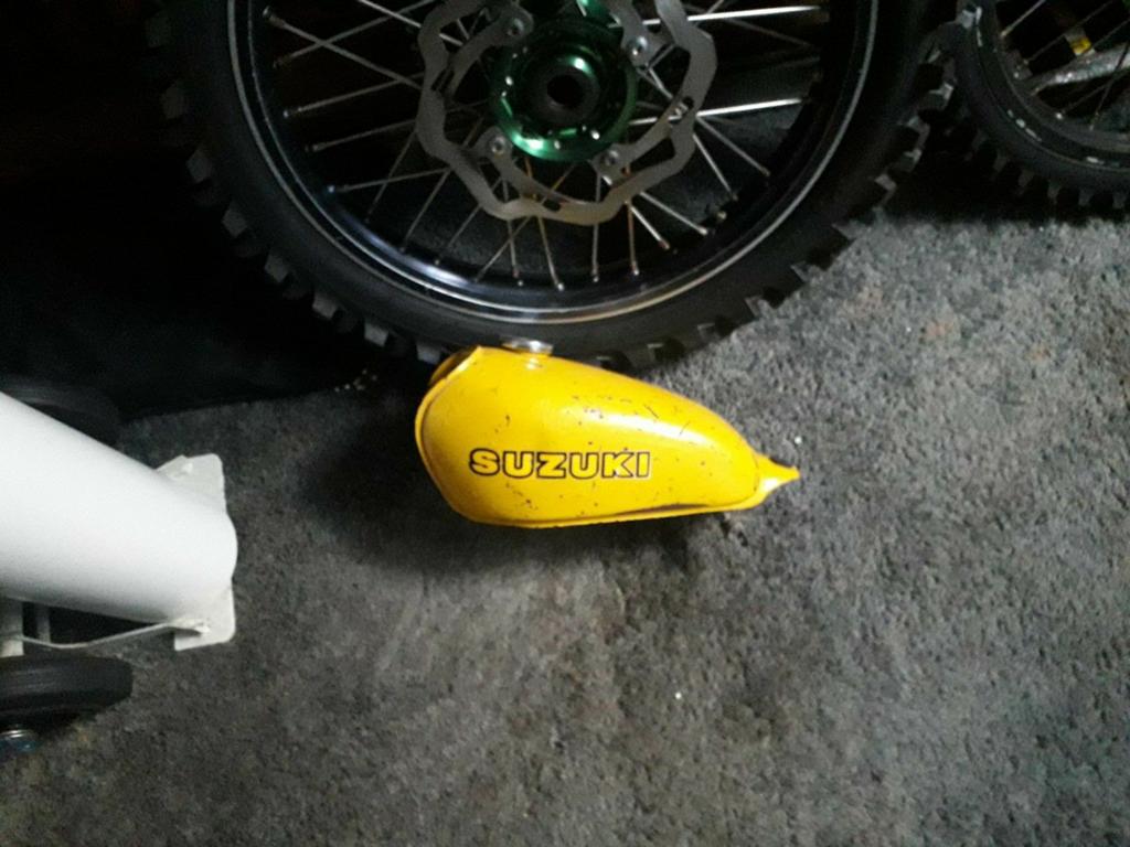Suzuki rm 50 1978 tank crossmotor, Ophalen of Verzenden
