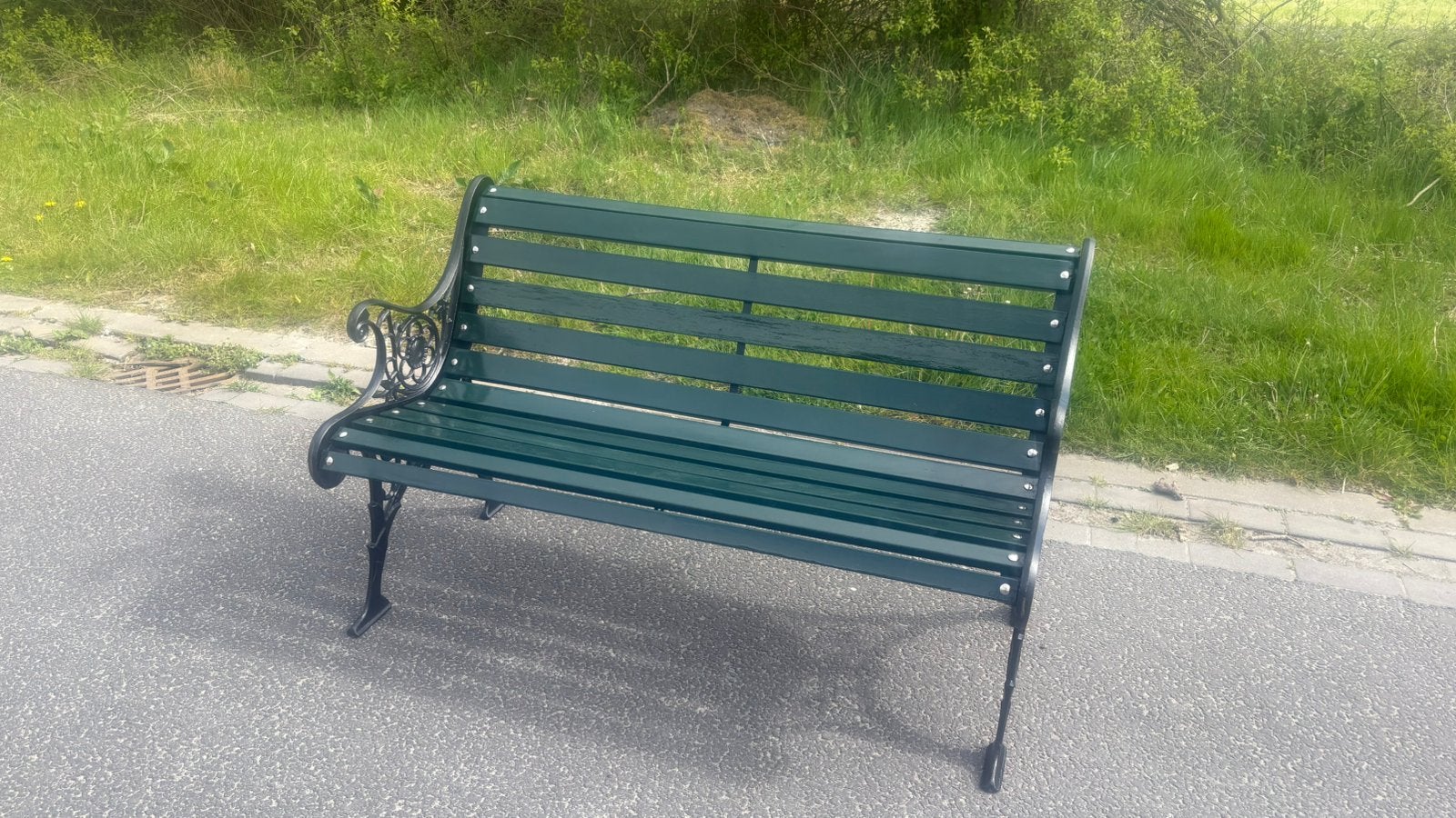 Gietijzeren tuinbank, Ophalen, Gebruikt, Broelse@zeelandnet.nl, X
