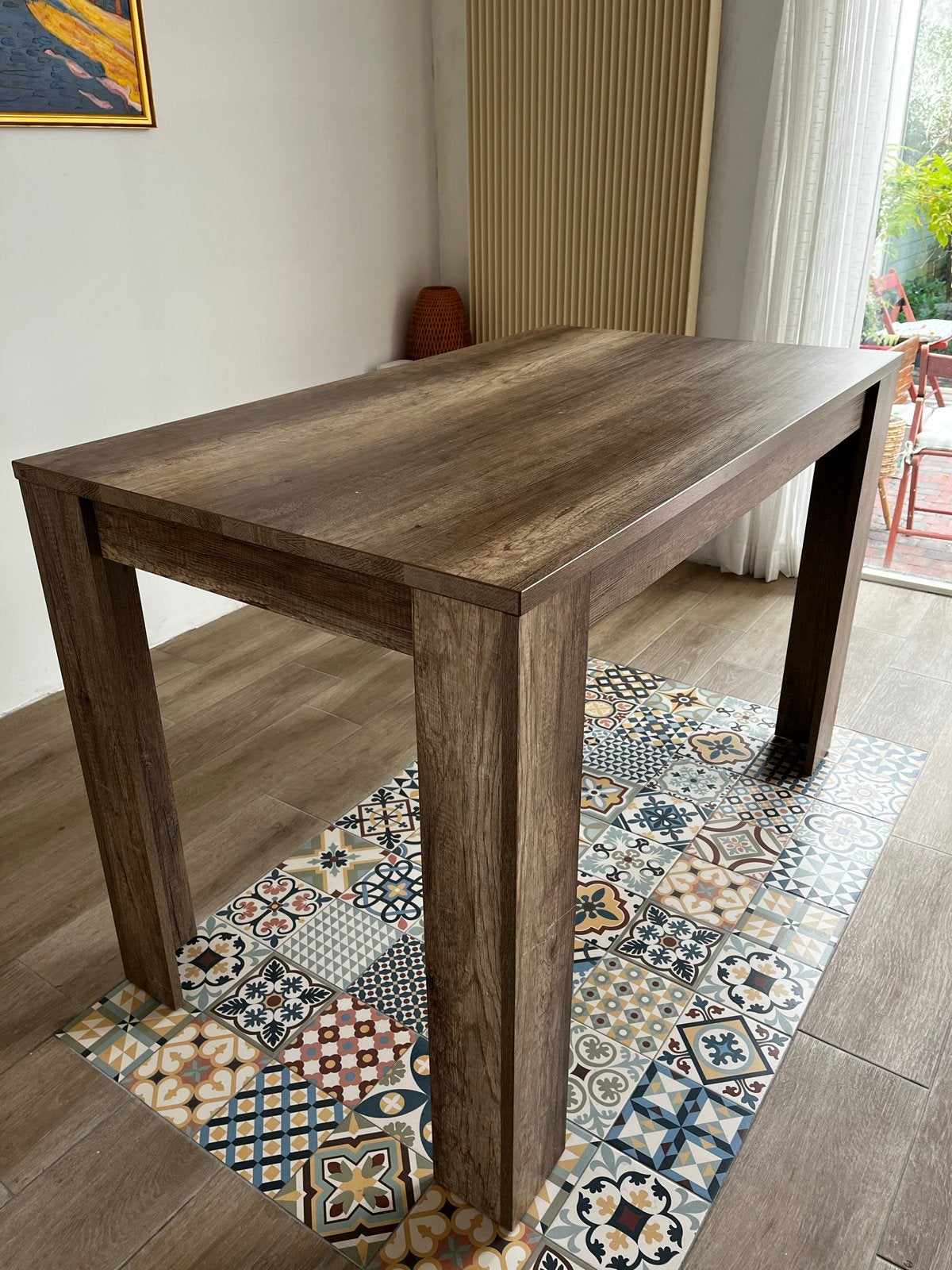 Eettafel / Bureau - 140x80x92 cm, Huis en Inrichting, Ophalen, Overige materialen, Gebruikt, 100 tot 150 cm