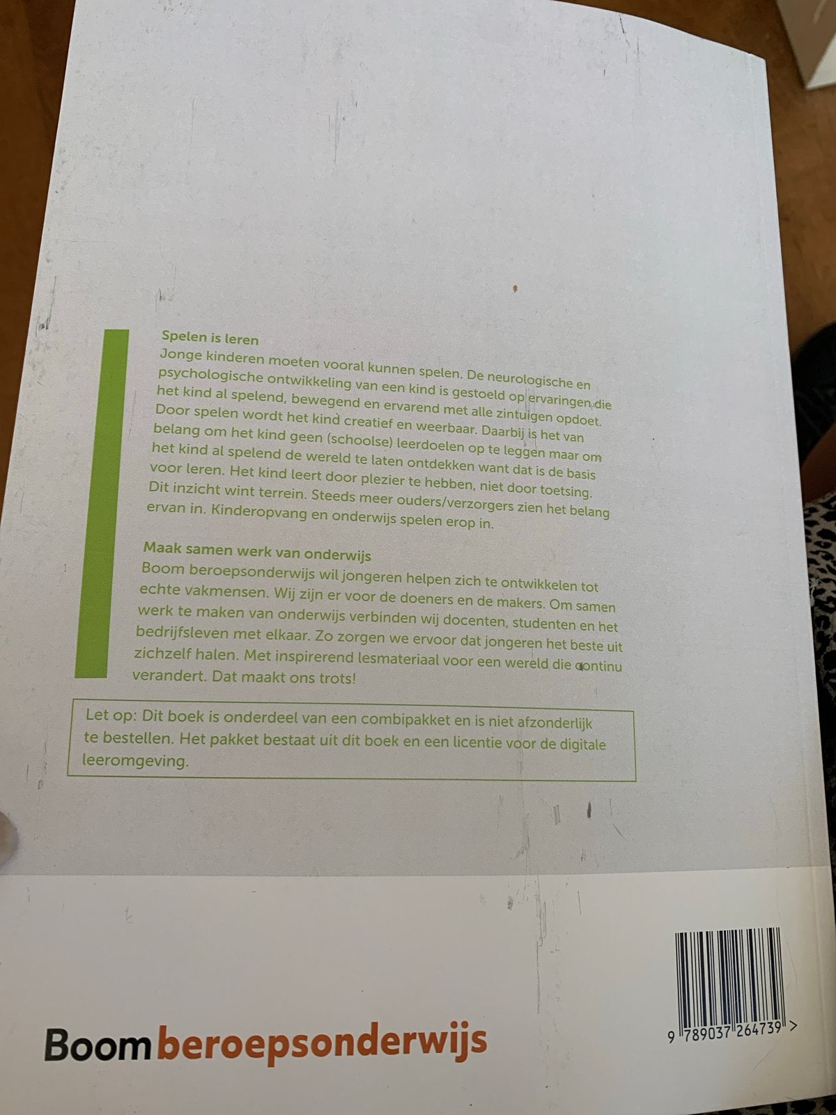 Keuzedelen Spelen is Leren - Boom Beroepsonderwijs, Ophalen, Zo goed als nieuw, Overige niveaus, Overige vakken