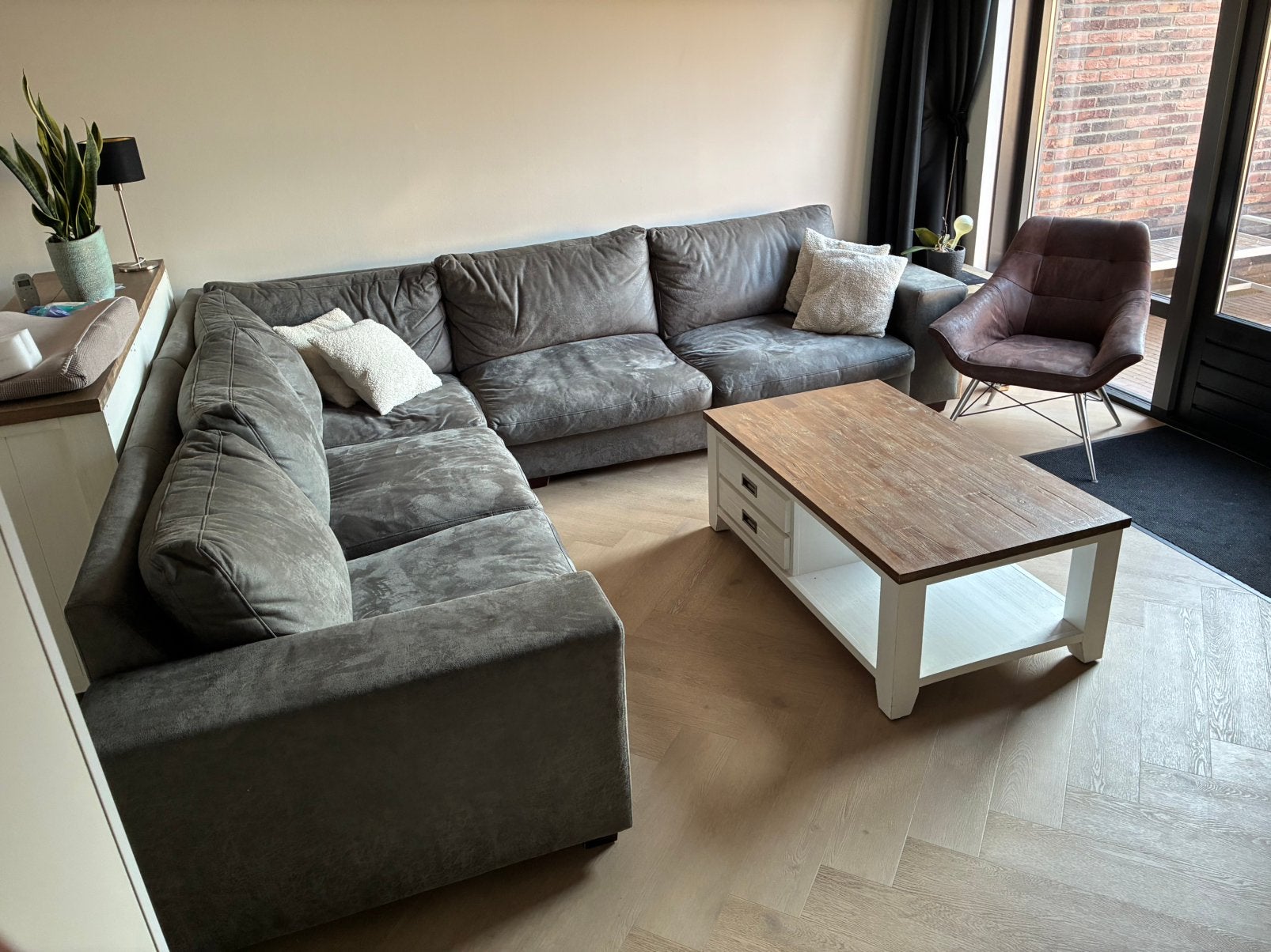 Urban sofa grote hoekbank - nette staat!, Ophalen, Zo goed als nieuw