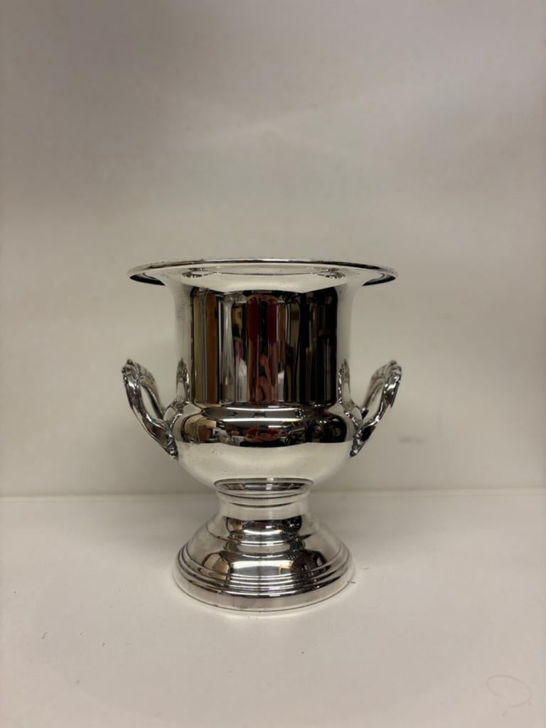 stijlvolle zilverkleurige wijnkoeler / champagnekoeler, Antiek en Kunst, Ophalen, Zilver