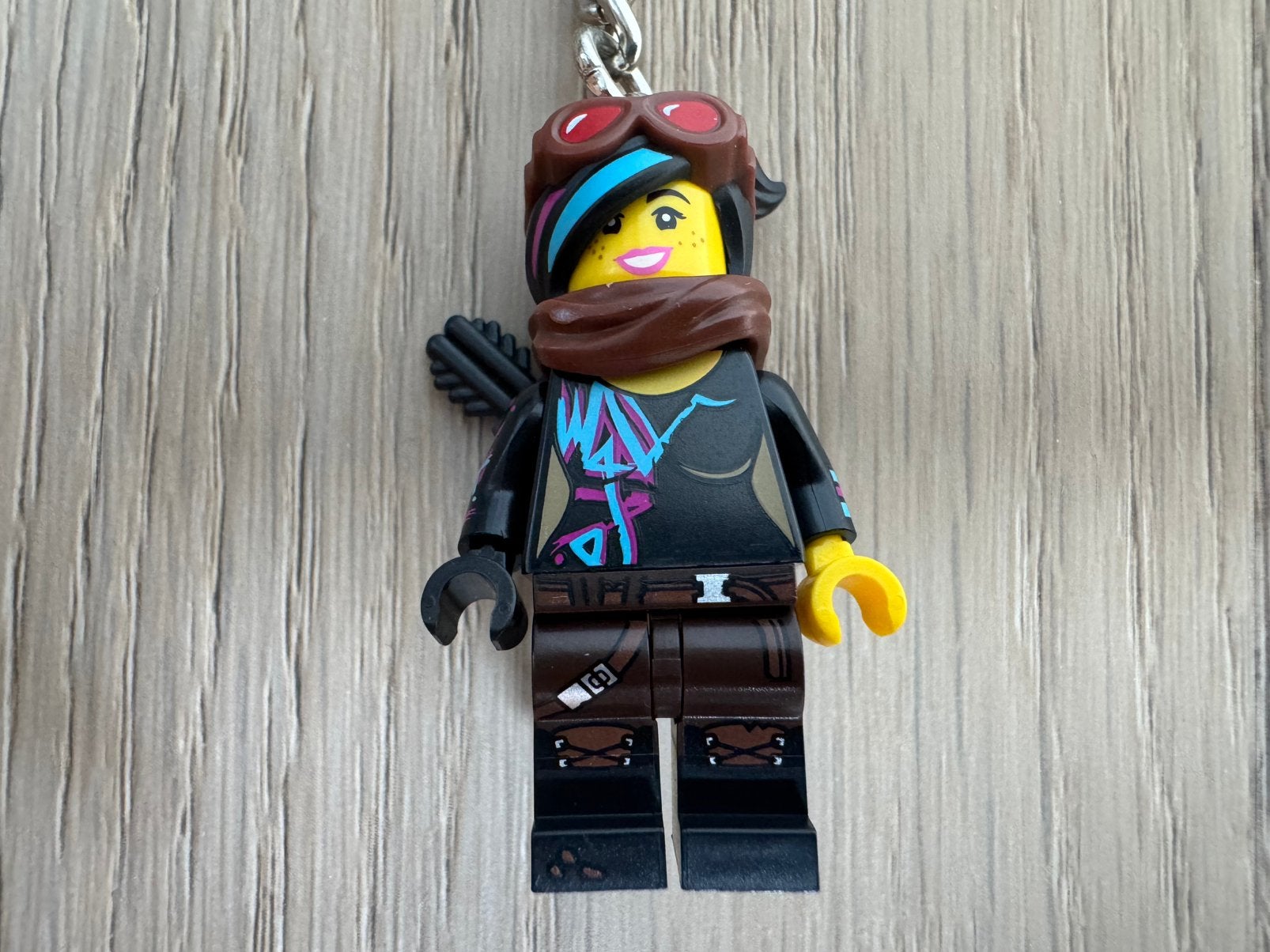 Lego 853868 sleutelhanger Lego Movie 2 Lucy, Lego, Ophalen of Verzenden, Zo goed als nieuw, Sleutelhanger