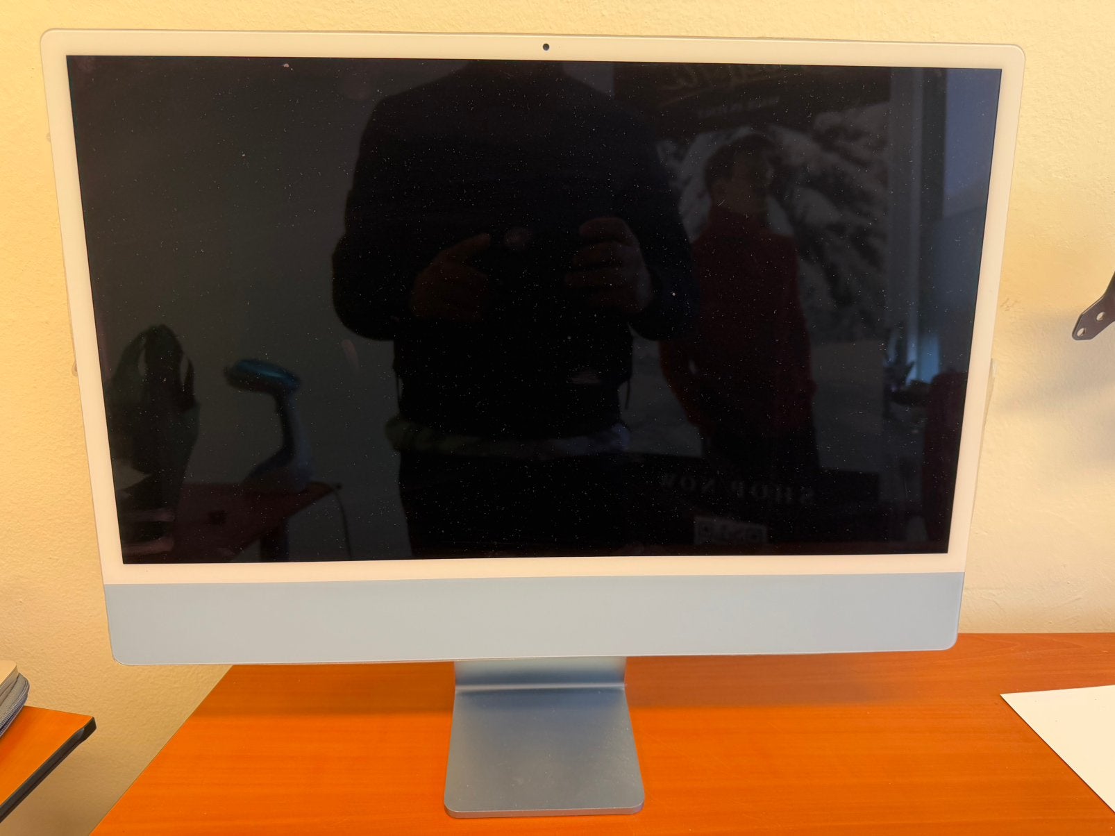 Apple iMac 24 M1 Blauw 8GB 256GB SSD – als nieuw met doos, Computers en Software, 256 GB, IMac, Zo goed als nieuw, 3 tot 4 Ghz