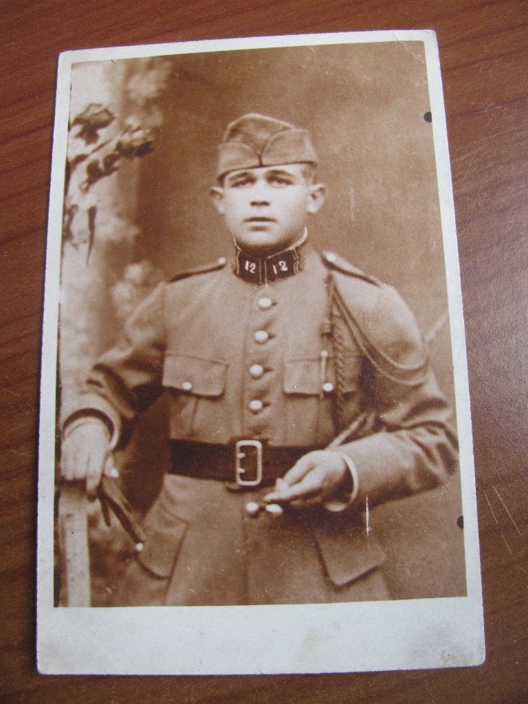 Antieke Foto Kaart - Sokdaat 12de Regiment / Lille, Verzenden, Landmacht, Overige gebieden, Foto of Poster