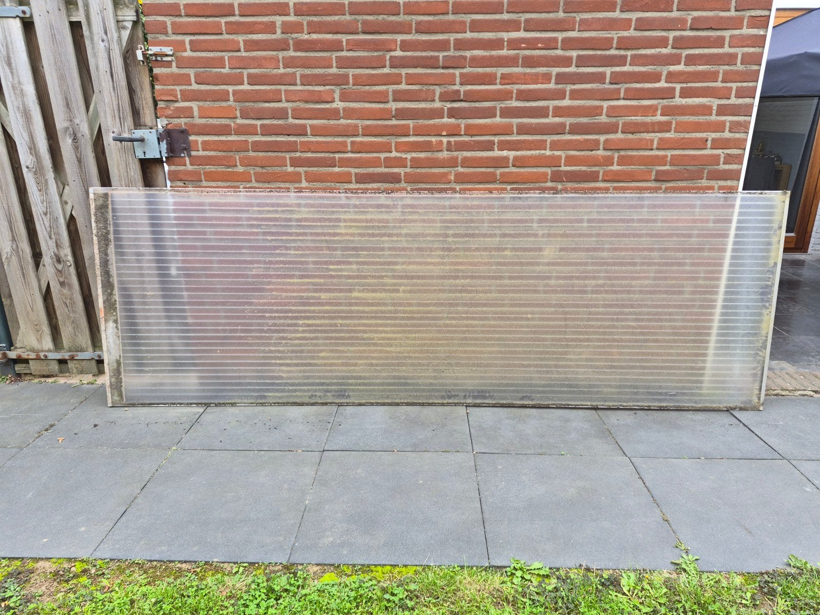4 polycarbonaat kanaalplaten, Ophalen, Gebruikt, Overige materialen, Minder dan 20 mm
