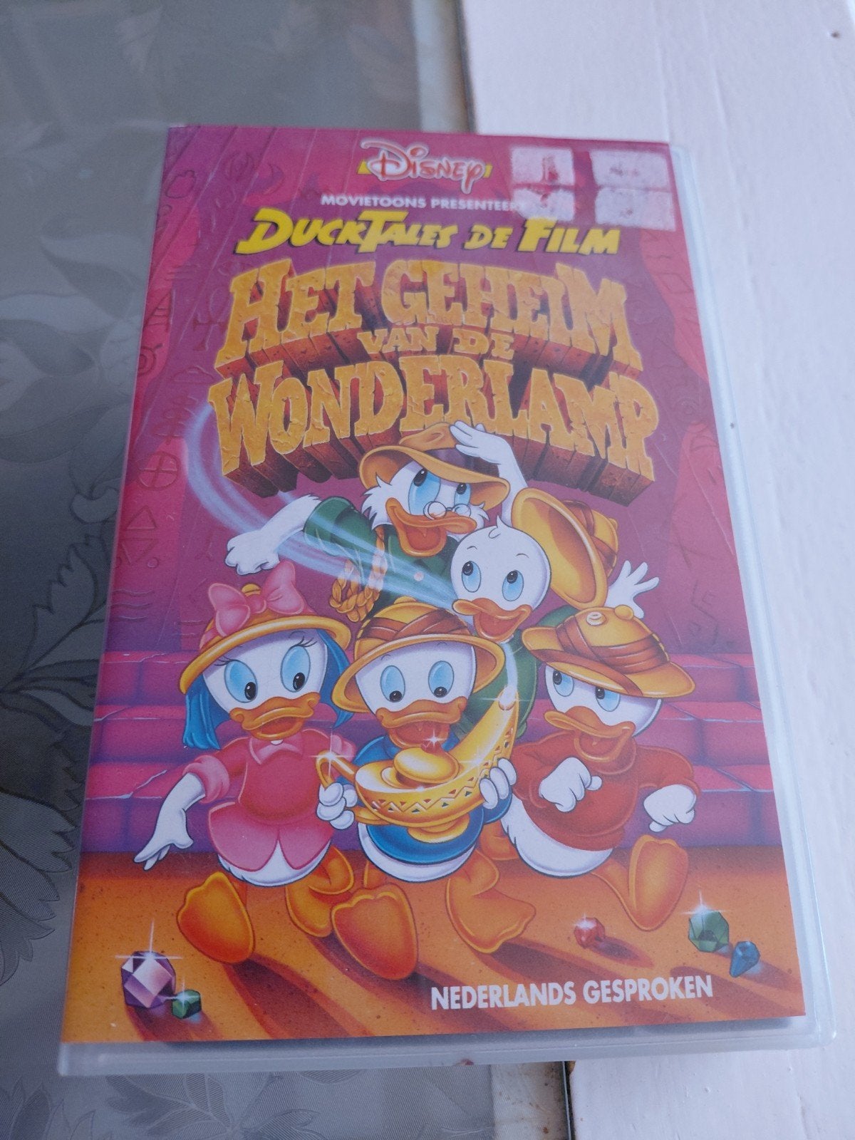 Disney Film Ducktales het geheim van de Wonderlamp., Cd's en Dvd's, VHS | Kinderen en Jeugd, Gebruikt, Tekenfilm, Alle leeftijden