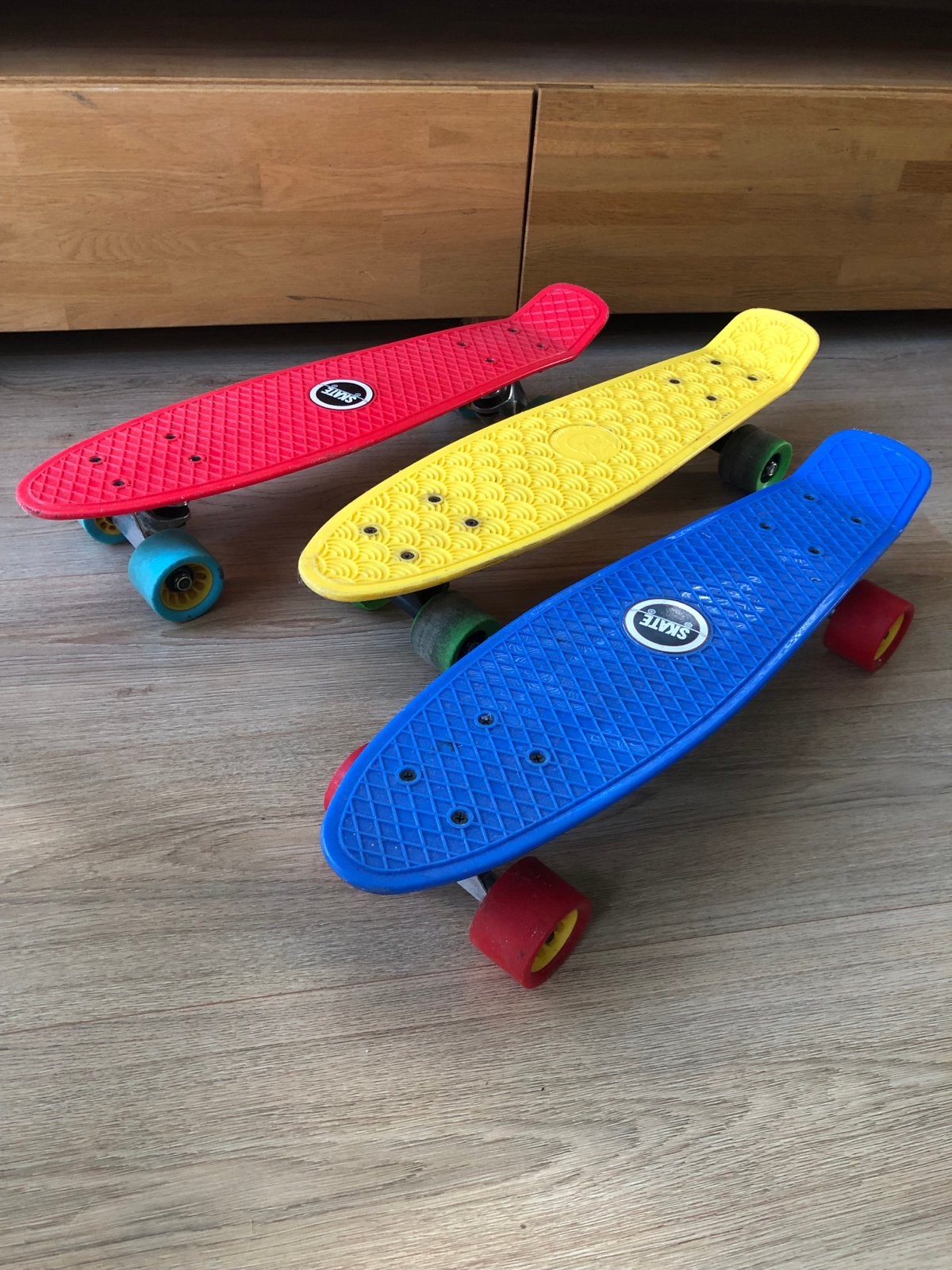 3 Penny boards - plastic mini-cruisers (22 inch) ophalen, Ophalen of Verzenden, Gebruikt, Skateboard