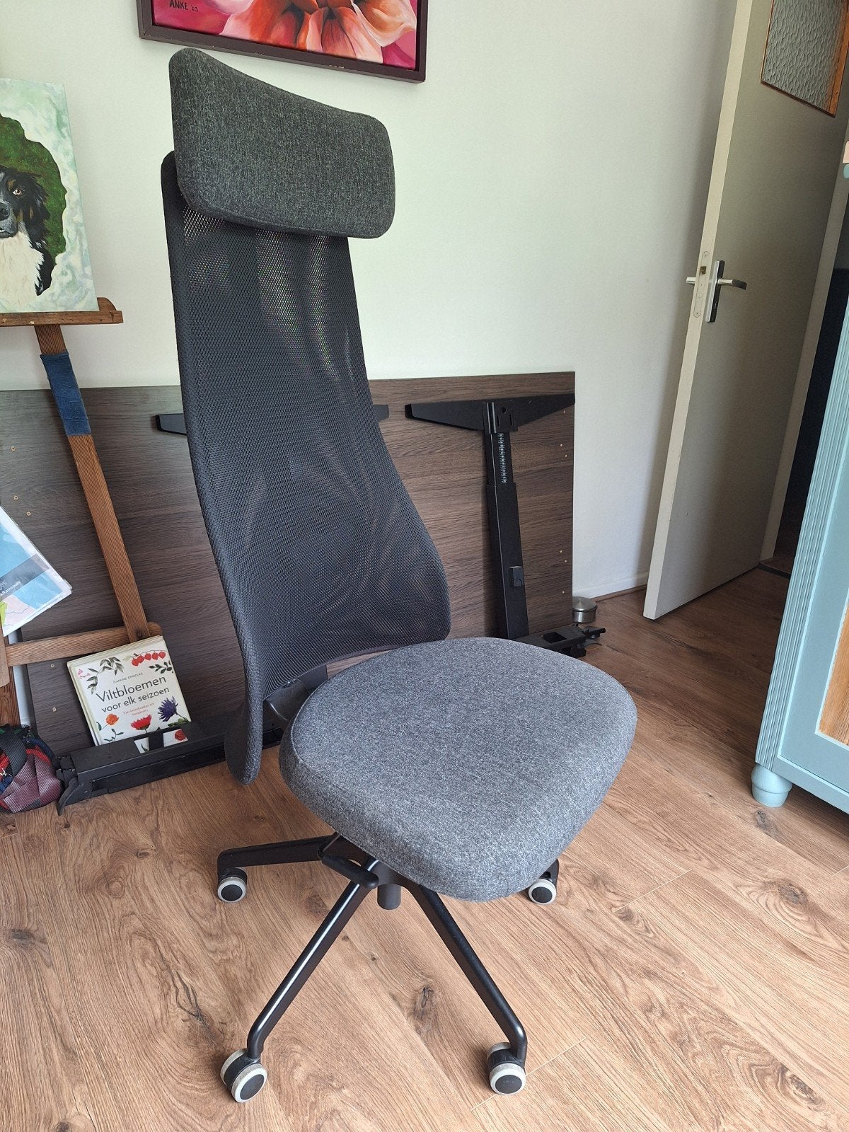 Bureau stoel, Ophalen, Zo goed als nieuw, Zwart