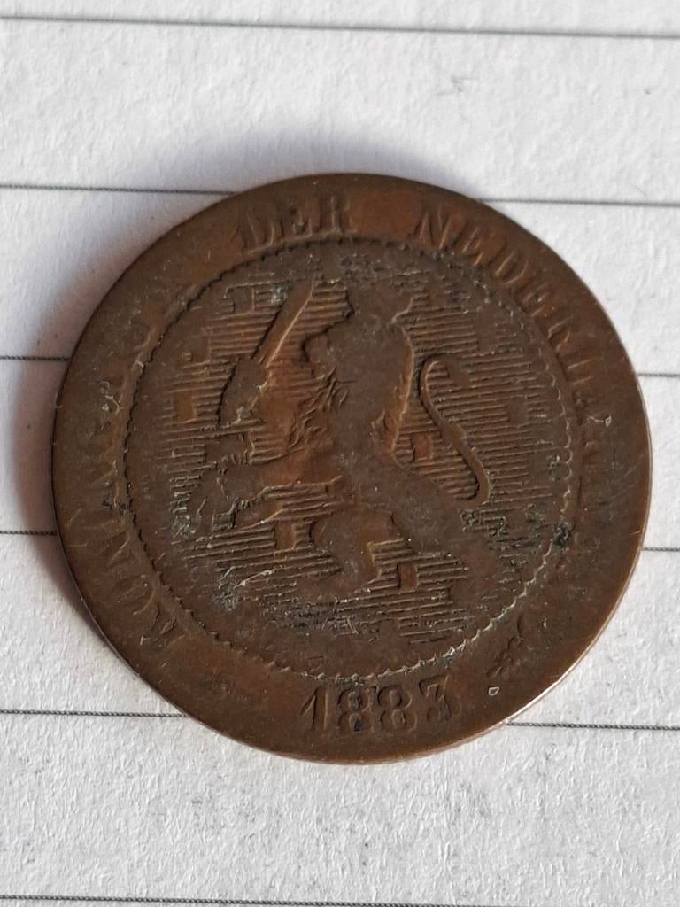 Nederland 2 1/2 cent 1883, Postzegels en Munten, Munten | Nederland, Ophalen of Verzenden, Koning Willem III, Overige waardes