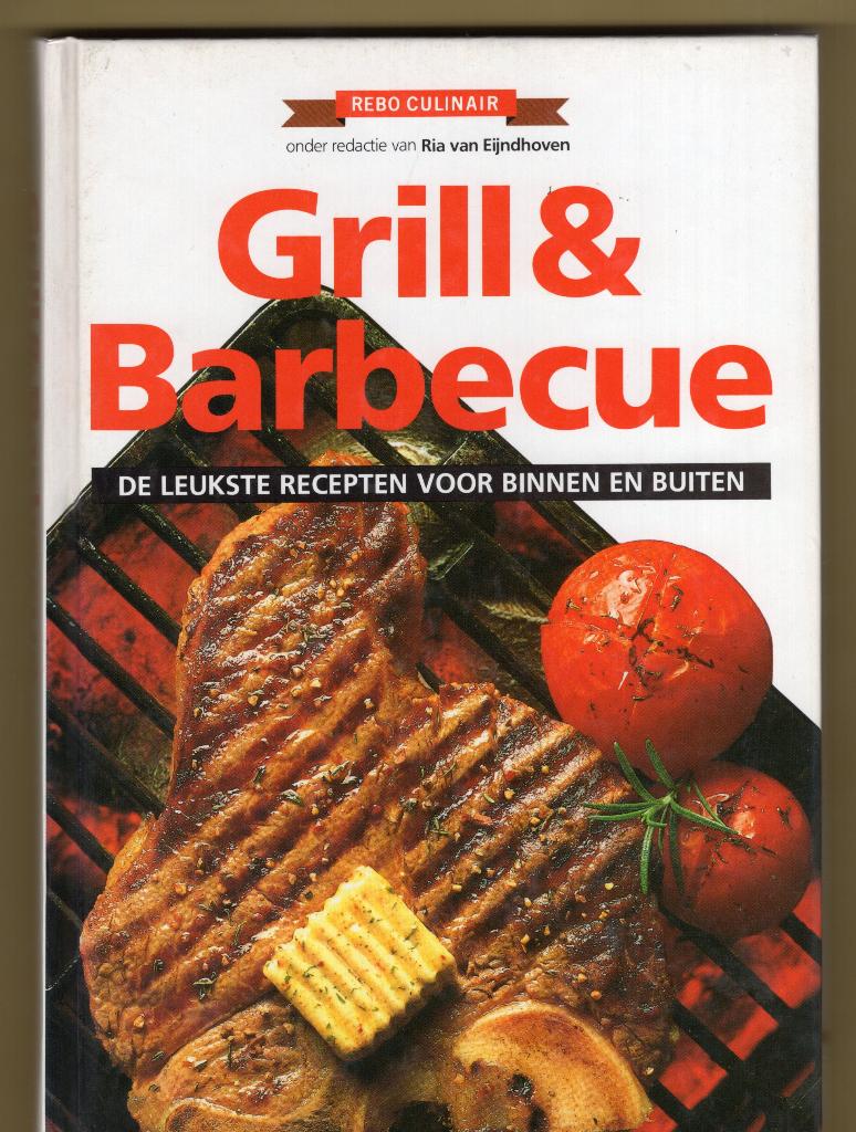 Grill & Barbecue - Ria van Eijndhoven BOEK, Boeken, Kookboeken, Zo goed als nieuw, Hoofdgerechten, Europa, Ophalen of Verzenden