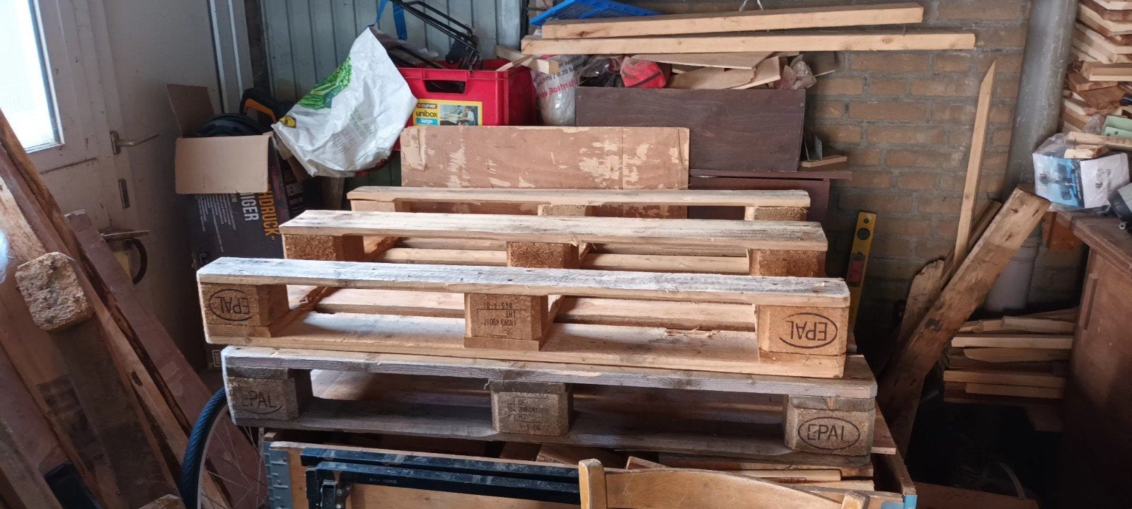 Gebruikte EPAL Pallets - Diverse maten beschikbaar, Ophalen, Gebruikt, 250 tot 300 cm, 50 mm of meer