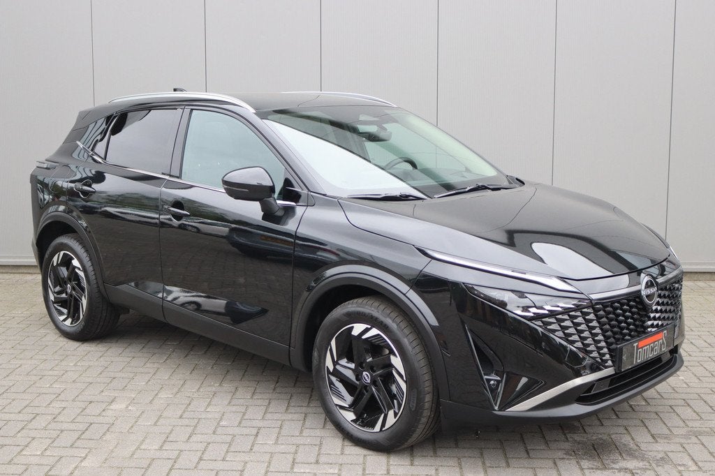 Nissan QASHQAI 1.3DIG-T MHEV 158PK Automaat N-Connecta Panor, Auto's, 12 maanden, Euro 6, 4 cilinders, Leder en Stof