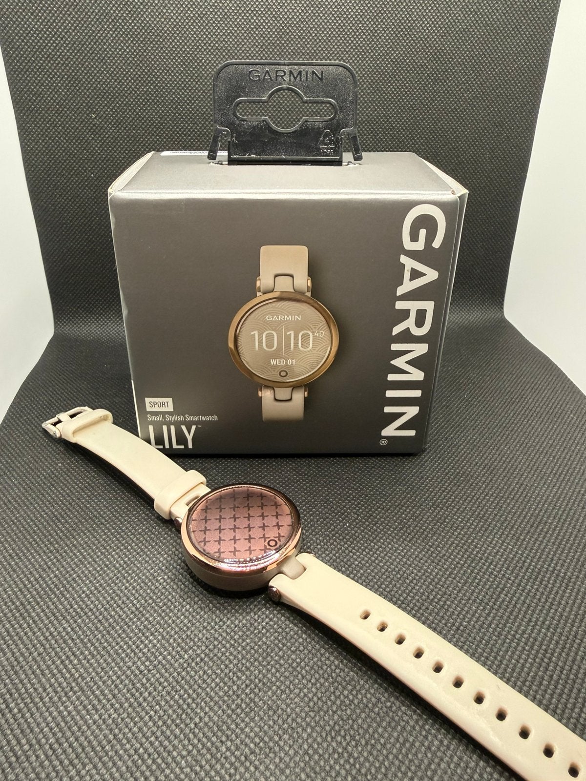 Garmin Lily 1st Edition – Compleet met originele doos, Gebruikt, Wit, Ophalen of Verzenden, Waterdicht