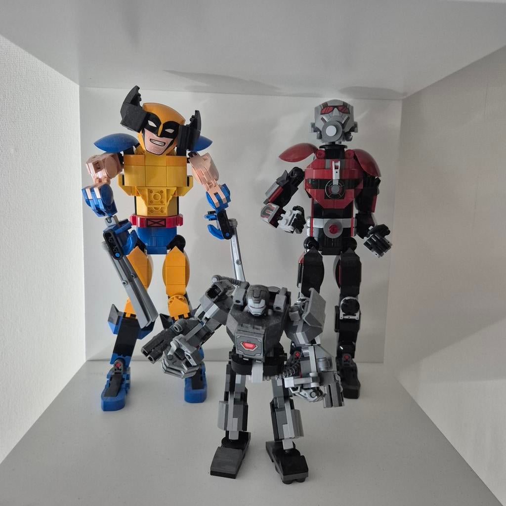 LEGO Superhelden Figuren: Wolverine, Ant-Man, War Machine, Ophalen of Verzenden, Zo goed als nieuw, Overige merken