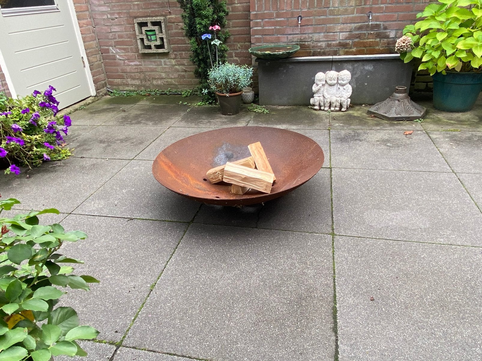 Te koop vuurschaal, Tuin en Terras, Ophalen, Gebruikt