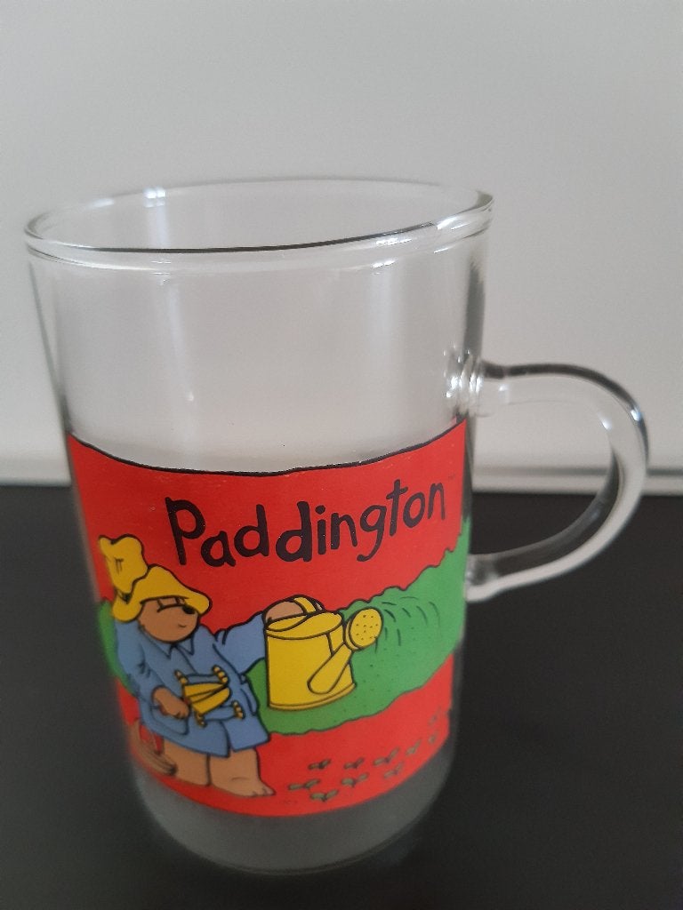 Theeglas Paddington voor kinderen NIEUW, Glas of Glazen, Nieuw, Ophalen of Verzenden, Glas