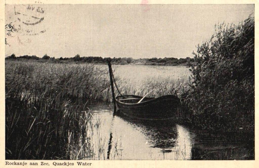 Rockanje aan Zee (ZH) Quackje Water ca. 1950., Ophalen, 1940 tot 1960, Gelopen, Zuid-Holland