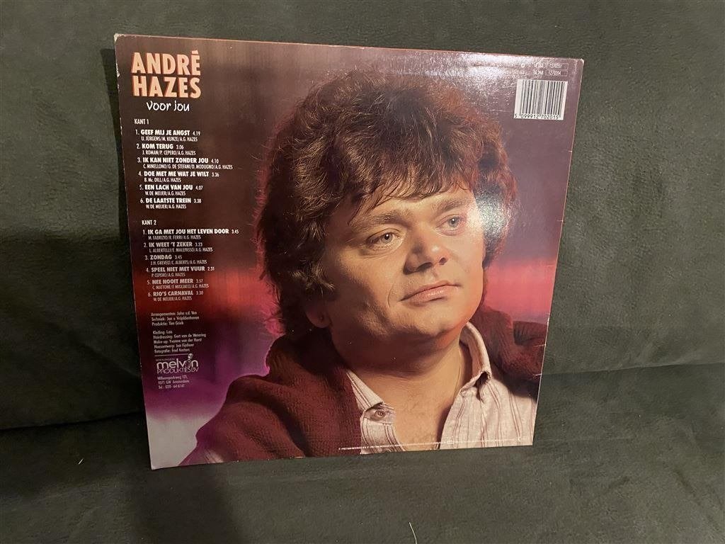 Andre Hazes - Andre Hazes voor jou [1067], Verzenden, Zo goed als nieuw, 12 inch, Levenslied of Smartlap