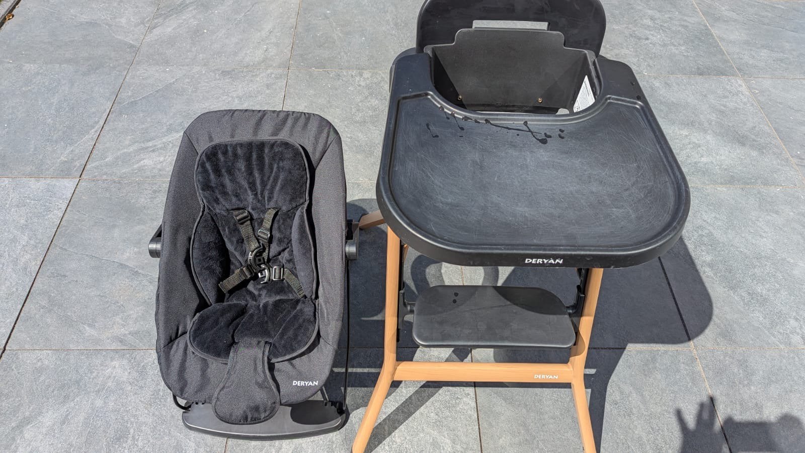 Deryan lux kinderstoel met bouncer, Ophalen, Zo goed als nieuw