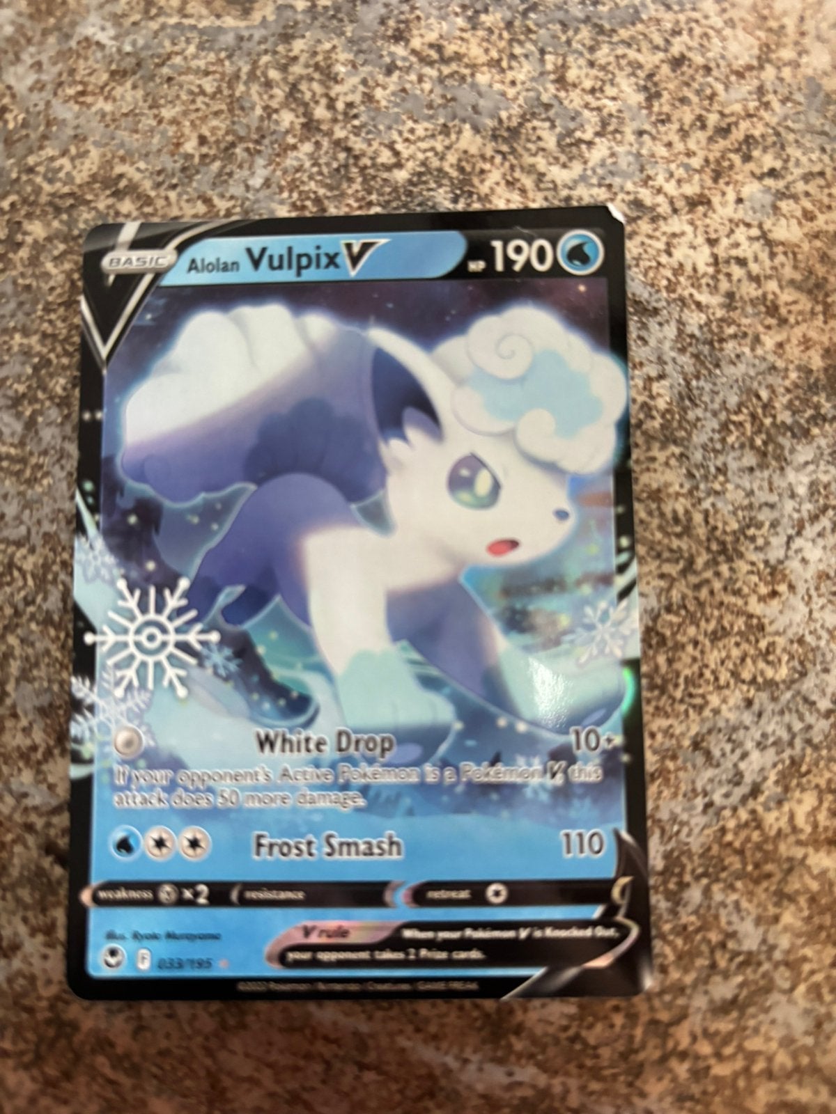 Vulpix V, Ophalen of Verzenden, Zo goed als nieuw, Losse kaart