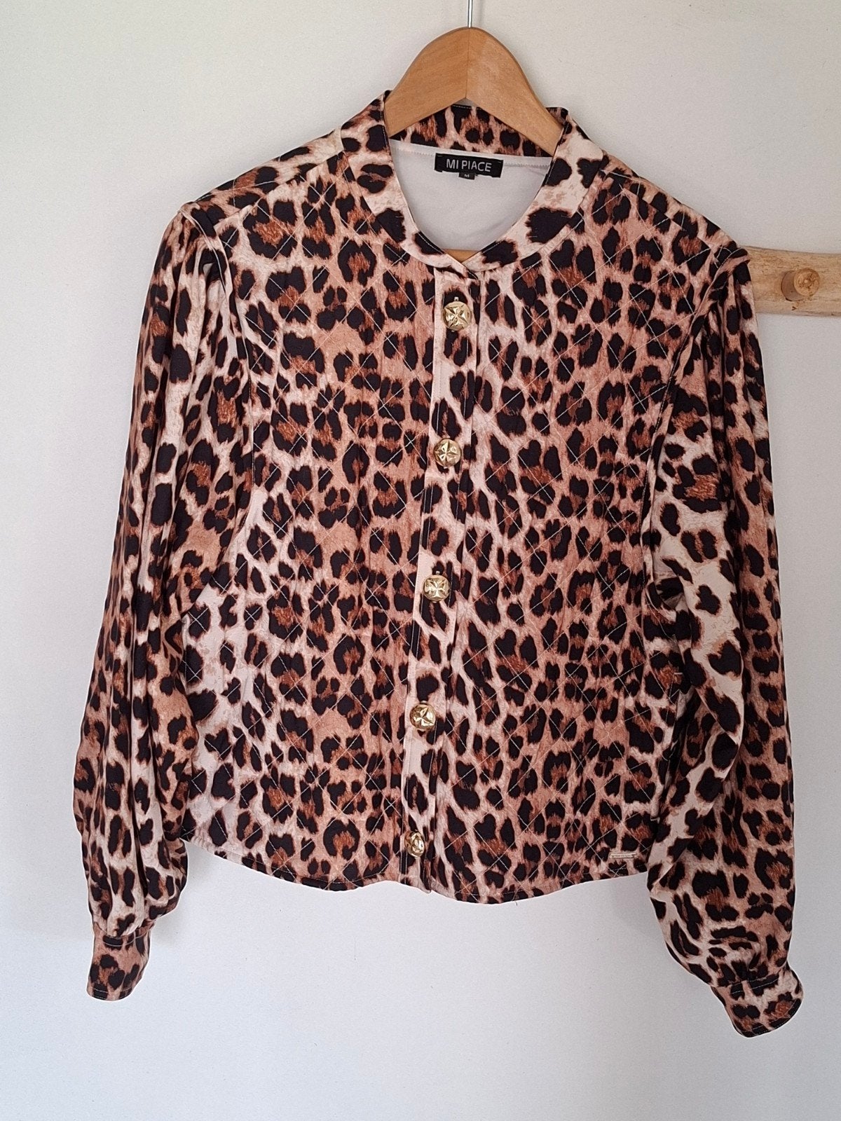 Mi Piace Jasje Maat M - Leopard Print, Kleding | Dames, Jassen | Zomer, Maat 38/40 (M), Mi Piace, Meerkleurig, Ophalen of Verzenden