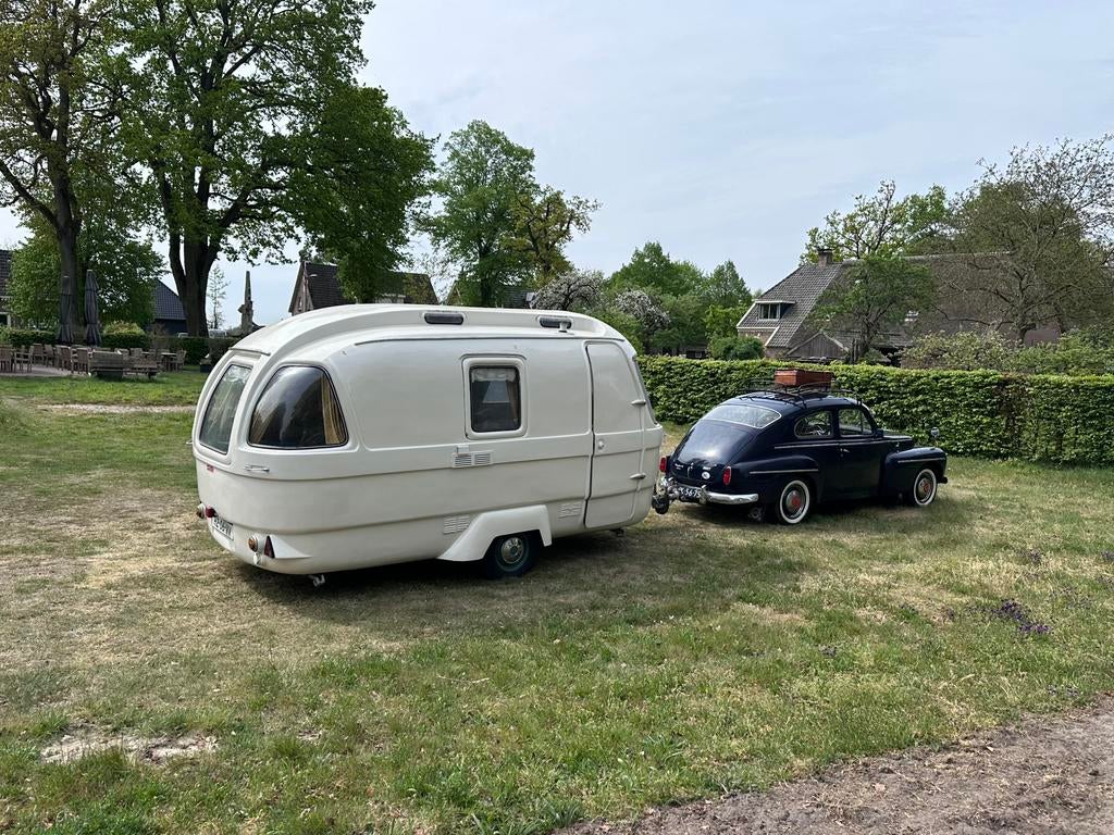 Schäfer Suleica f430 oldtimer caravan, Overige merken, Rondzit, Omvormbare zithoek, Uitbouw voortent
